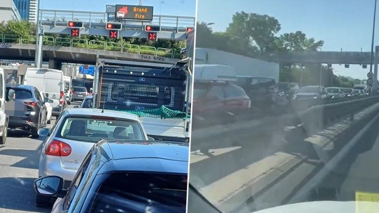 Feuer in A22-Tunnel sorgt für Mega-Stau vor Feiertag