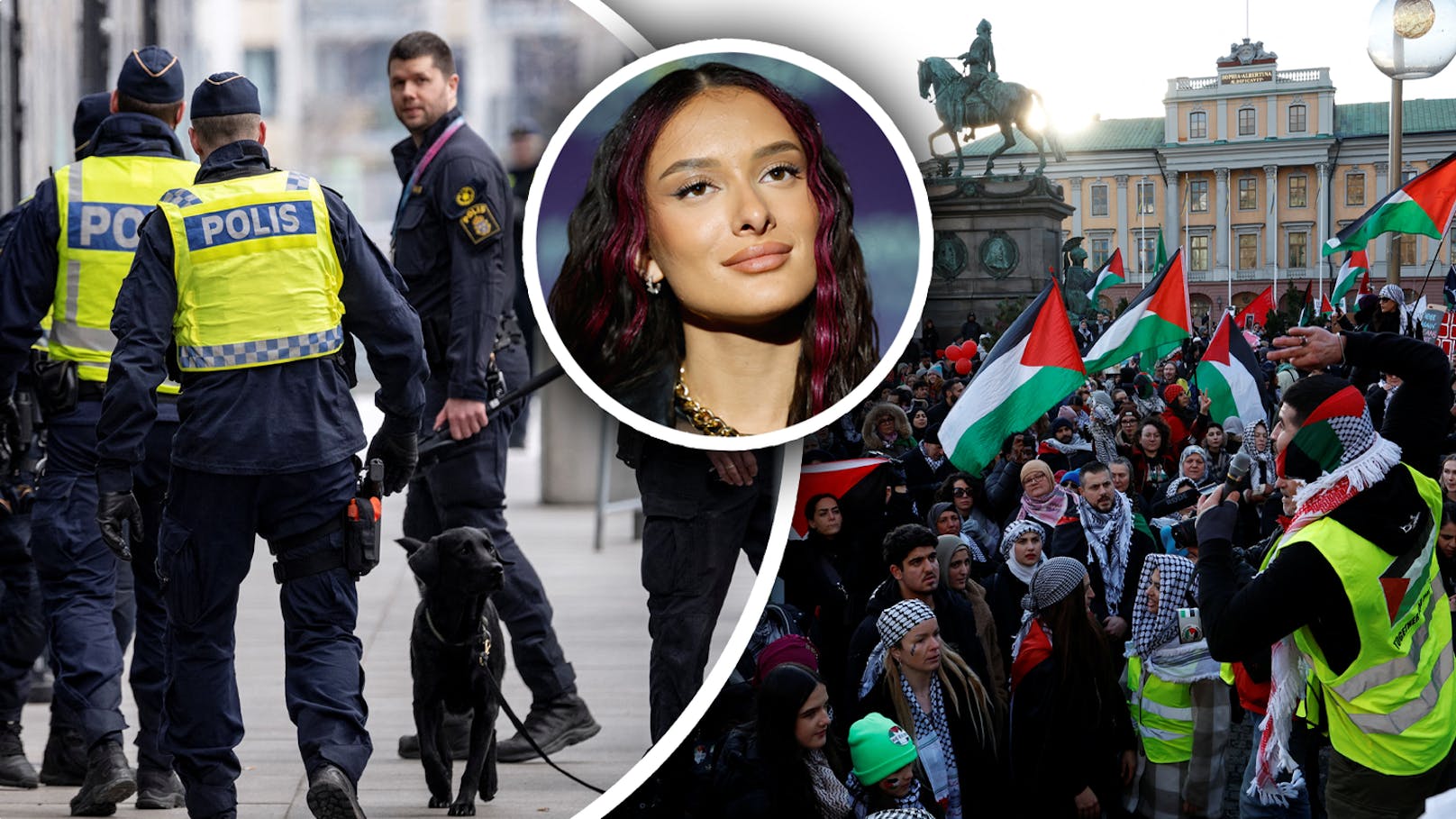 "Große Polizeipräsenz": Demos wegen Israel beim ESC