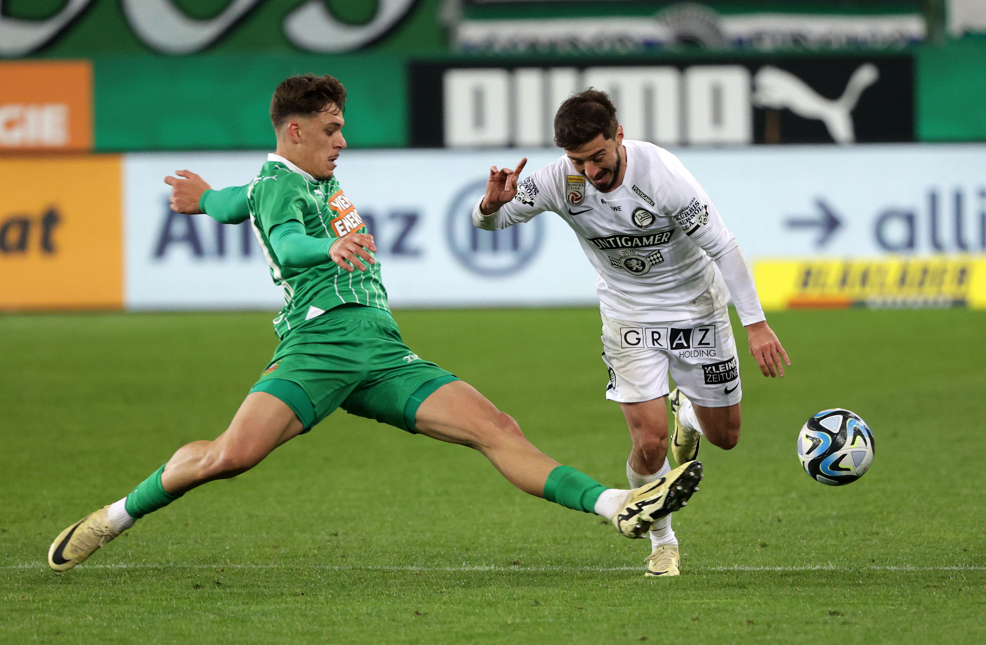 Innerhalb von zwei Wochen trifft Rapid das dritte Mal auf Sturm.