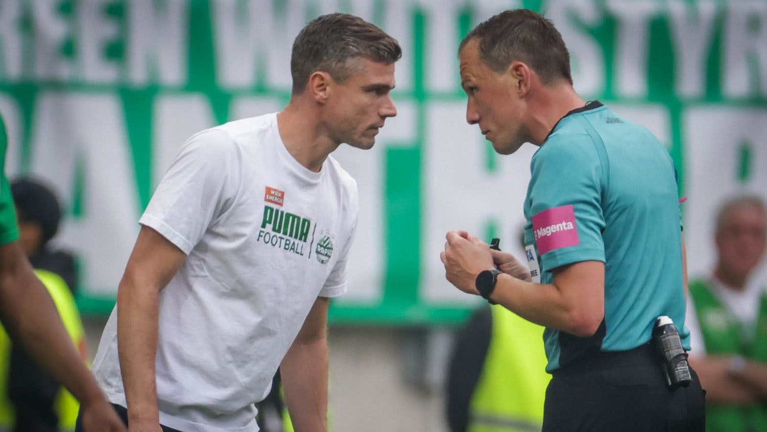 Robert Klauß und Sebastian Gishammer – selten einer Meinung.