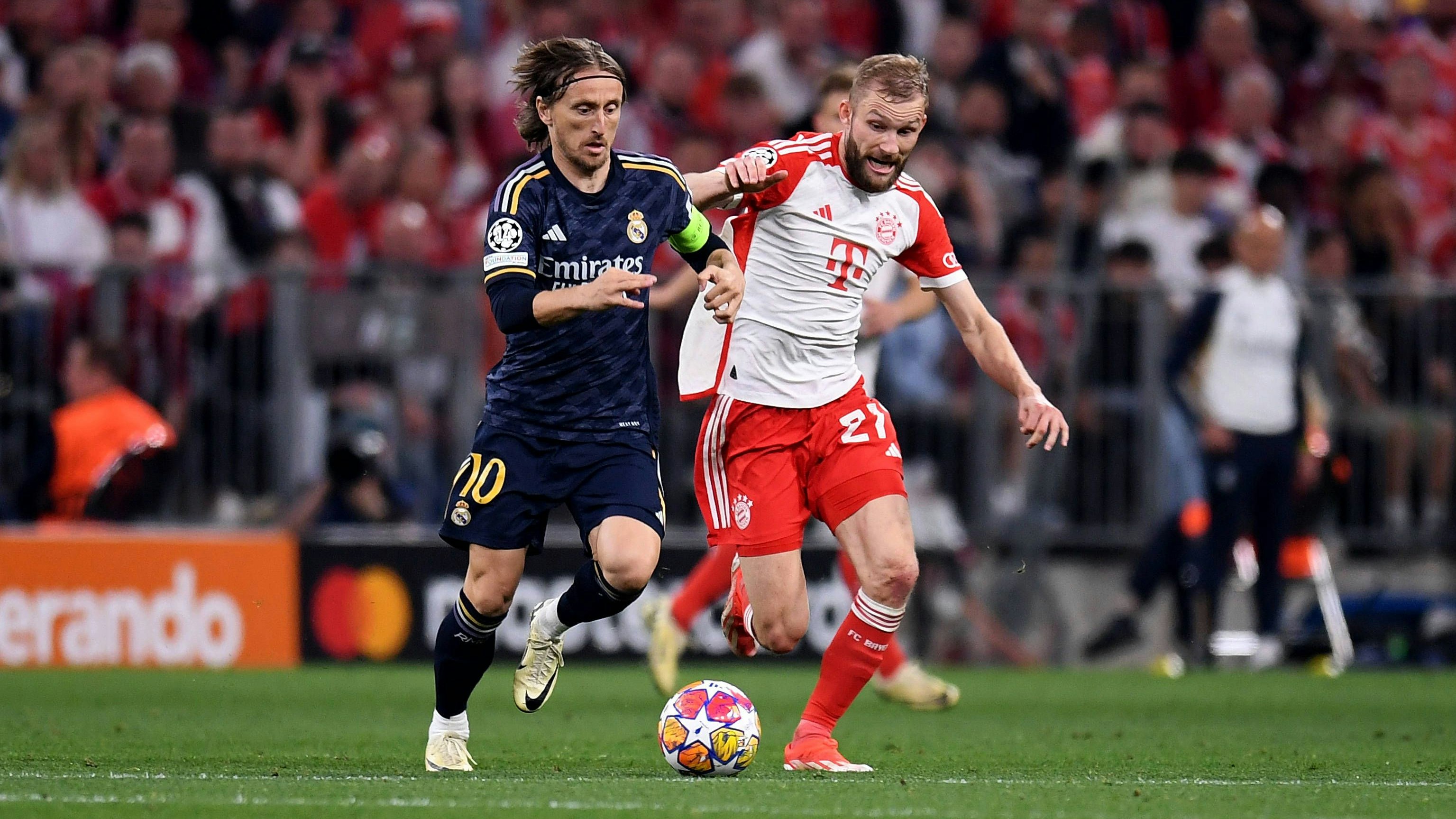 Konrad Laimer war einer der Besten der Bayern gegen Real.