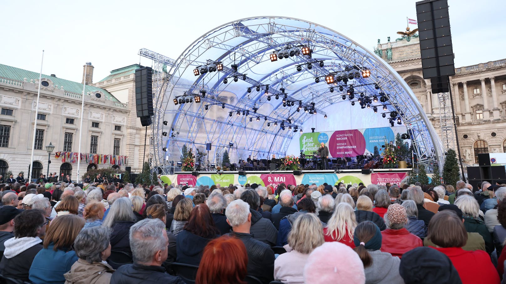 "Fest der Freude" mit Gratis-Konzert am Heldenplatz