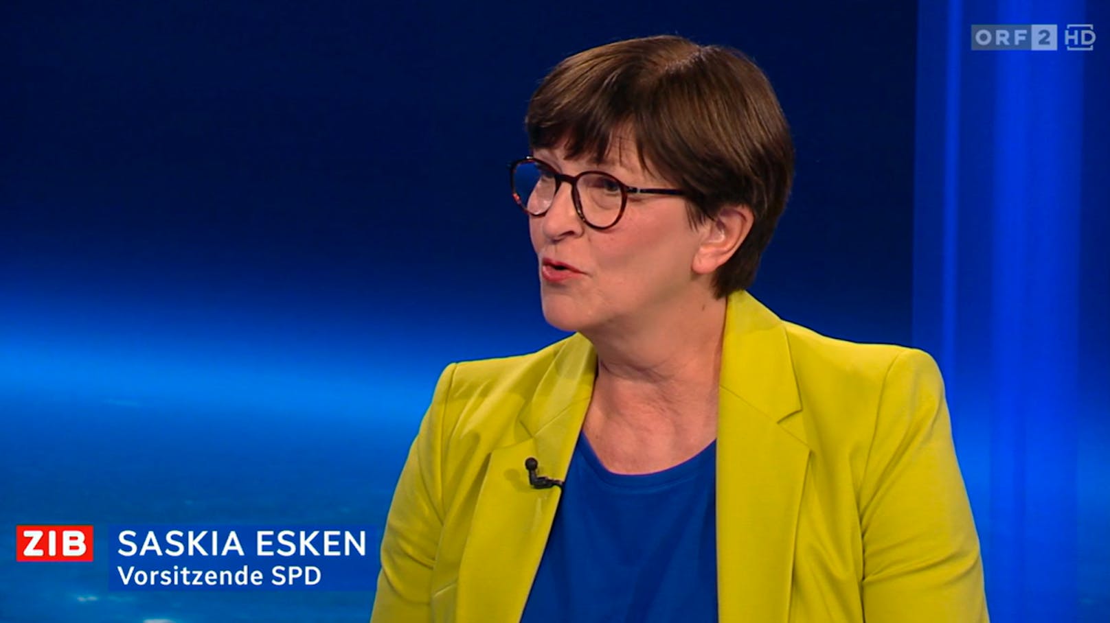 SPD-Vorsitzende Saskia Esken überraschte in der ZIB2 mit Armin Wolf mit einer knallharten Ansage: "Die AfD ist eine Nazi-Partei". (1. Mai 2024)