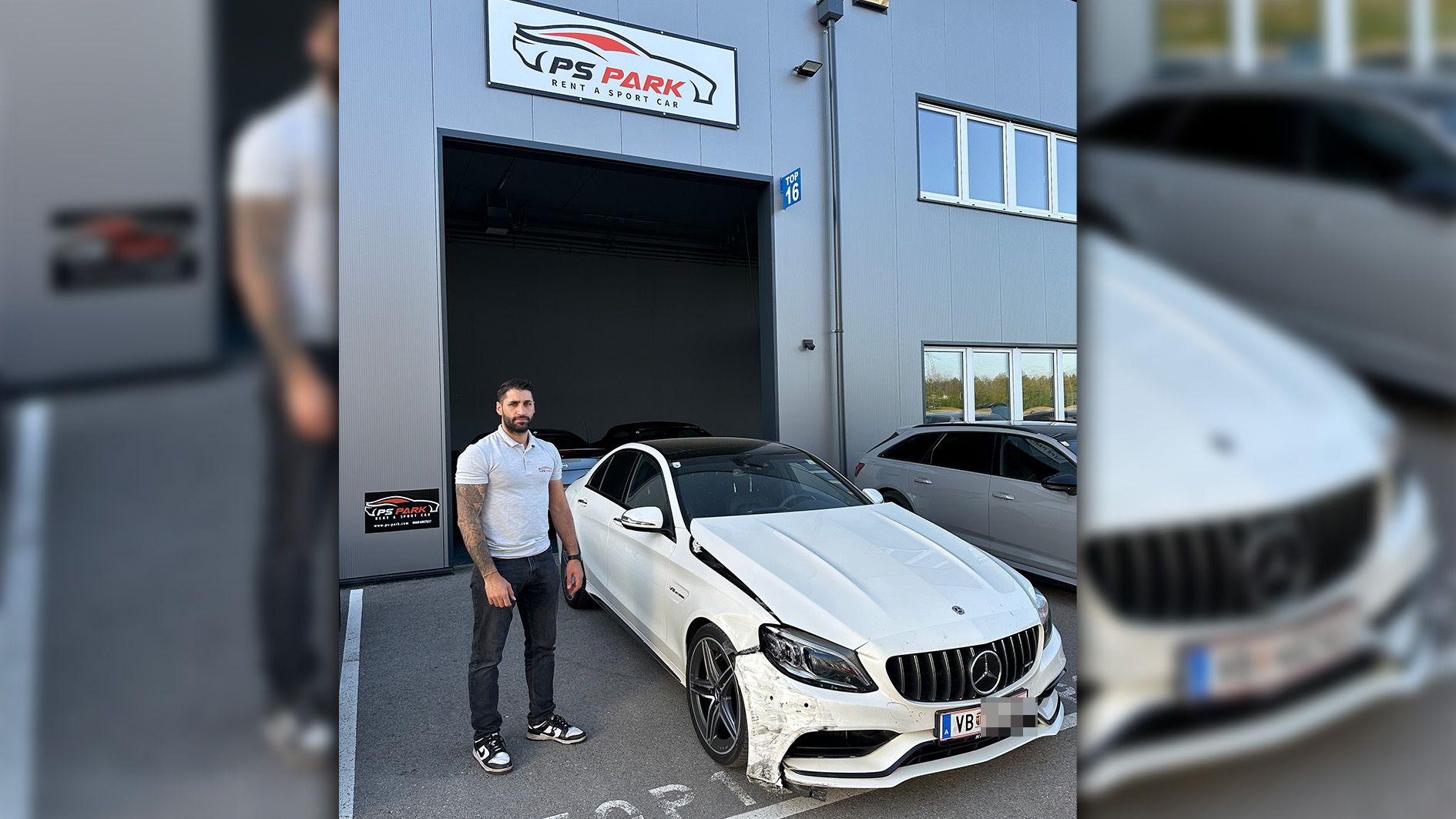 Der Besitzer einer Leihwagenfirma in Timelkam (Vöcklabruck) ist aufgebracht. Sein Fahrzeug wurde am Wochenende kaputt gefahren.