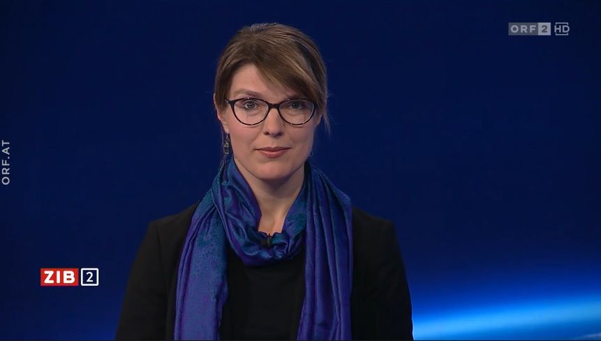 Russland-Expertin Alexandra Dienes waram Donnerstagabend im ORF-