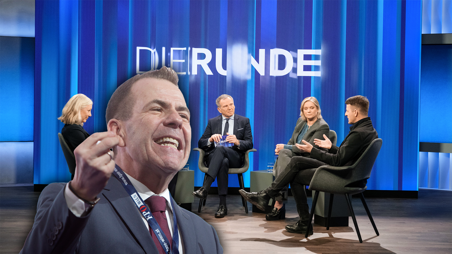 FPÖ-EU-Spitzenkandidat Harald Vilimsky wirft News Anchor Armin Wolf vor Fake News zu verbreiten.