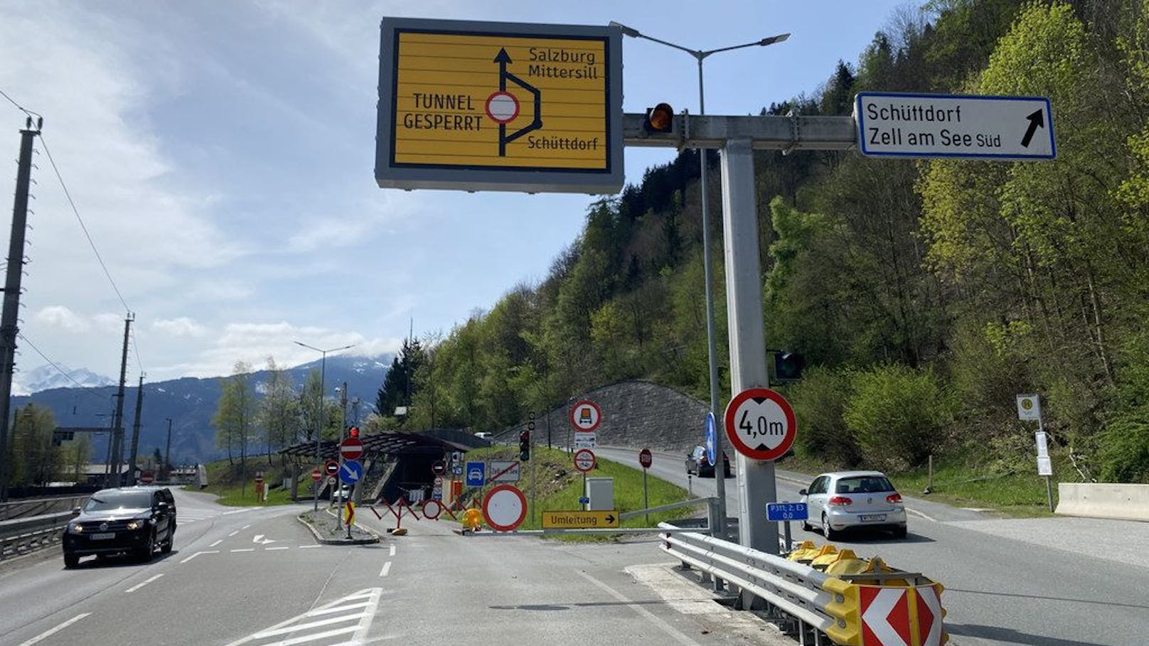Einsturzgefahr – Salzburger Schmittentunnel gesperrt