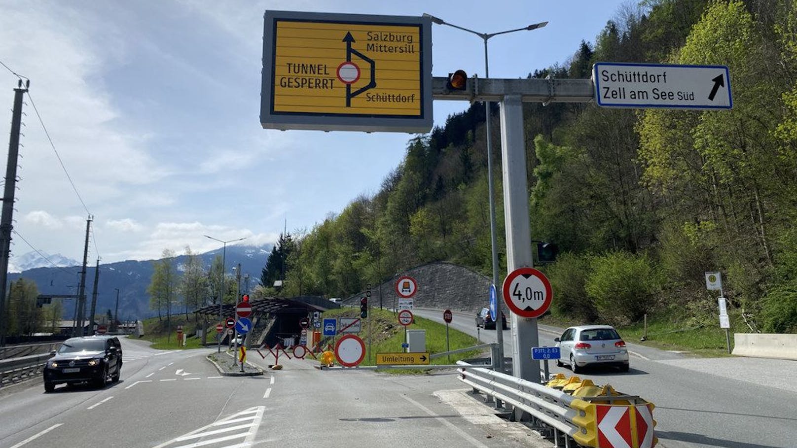 Einsturzgefahr – Salzburger Schmittentunnel gesperrt