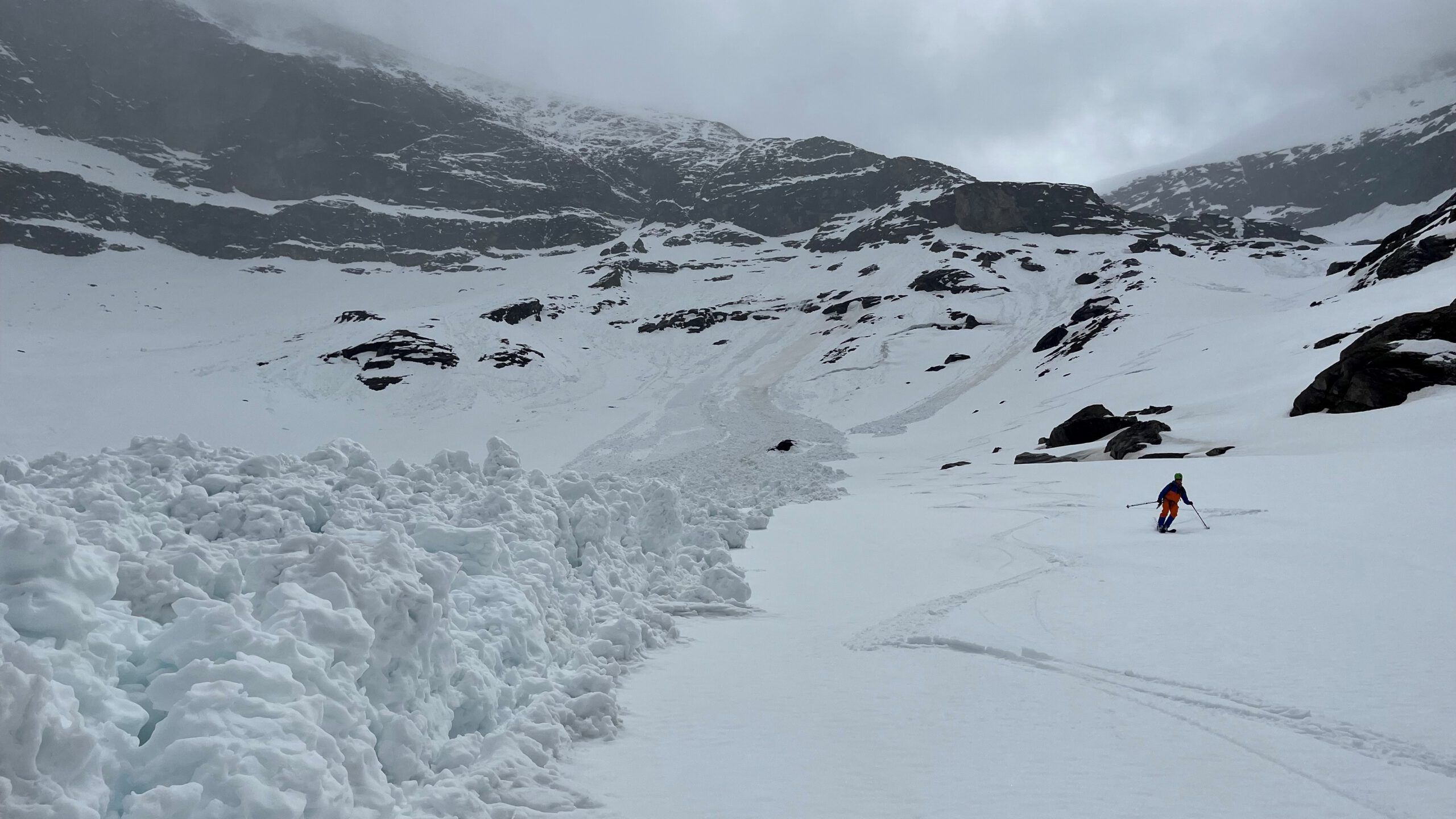 Hier fand die Bergrettung Fusch den Schlafsack des Vermissten.