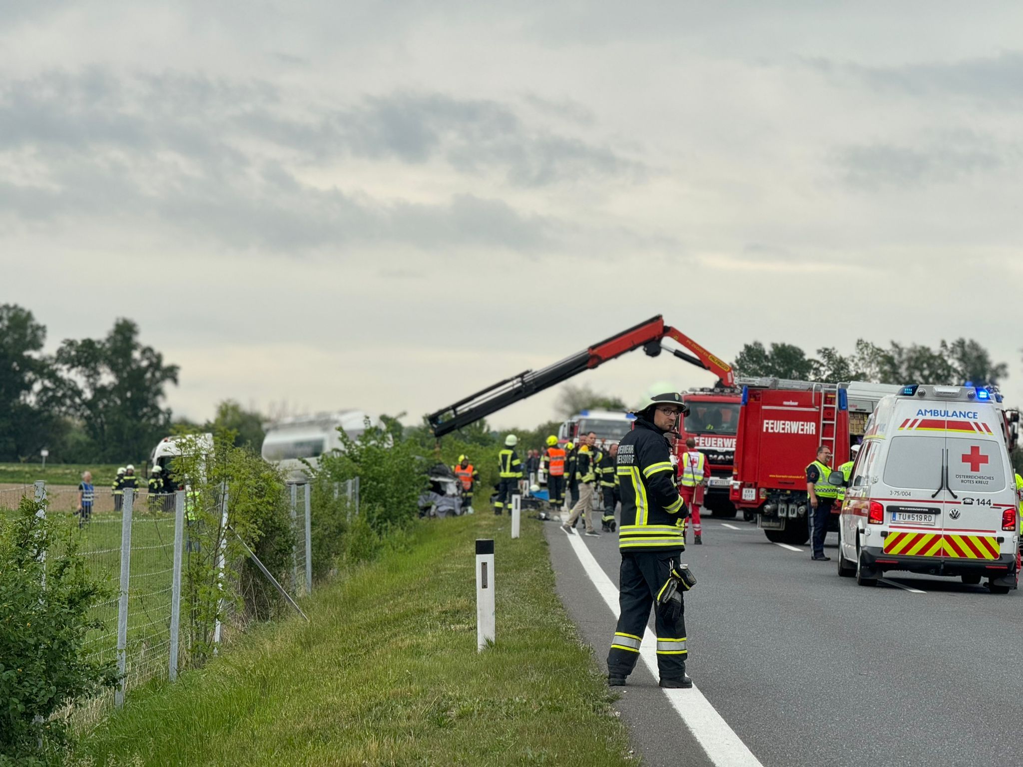 Schwerer Unfall in Stratzdorf (NÖ)