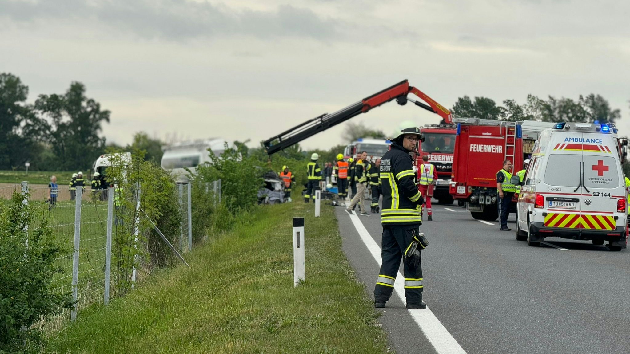 Schwerer Unfall in Stratzdorf (NÖ)