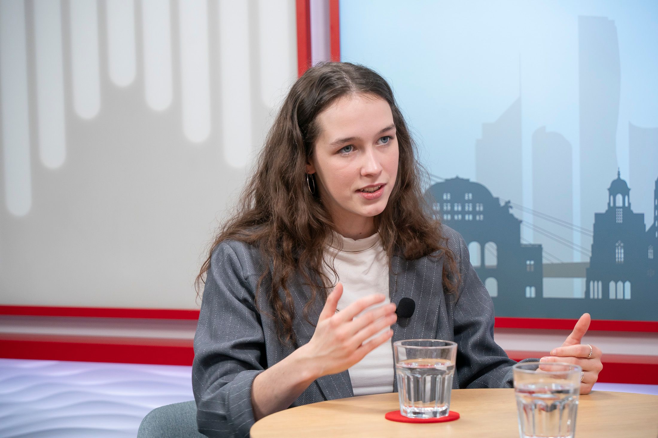 Lena Schilling (23) ist Spitzenkandidatin der Grünen.