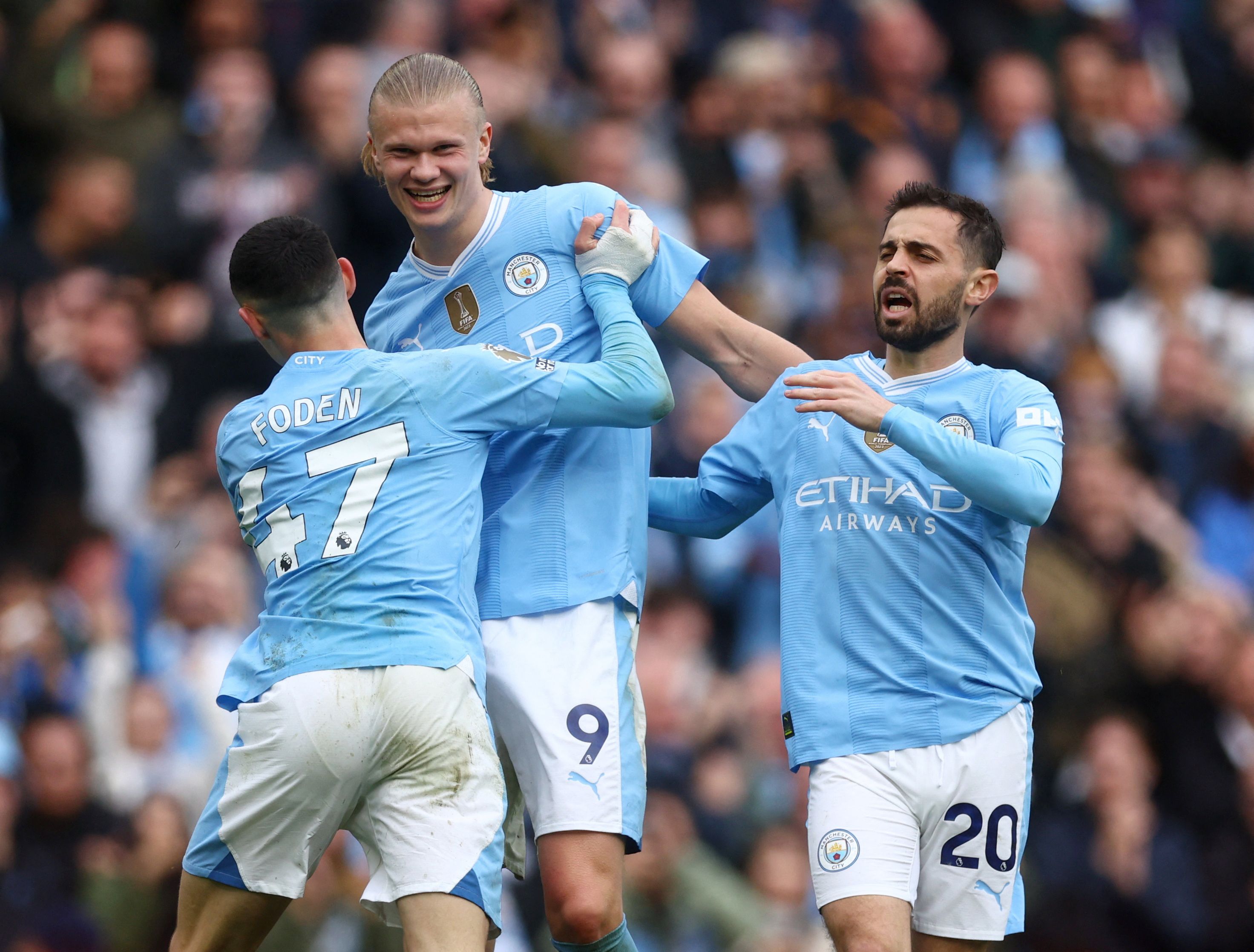 Manchester-City-Starstürmer Erling Haaland. 