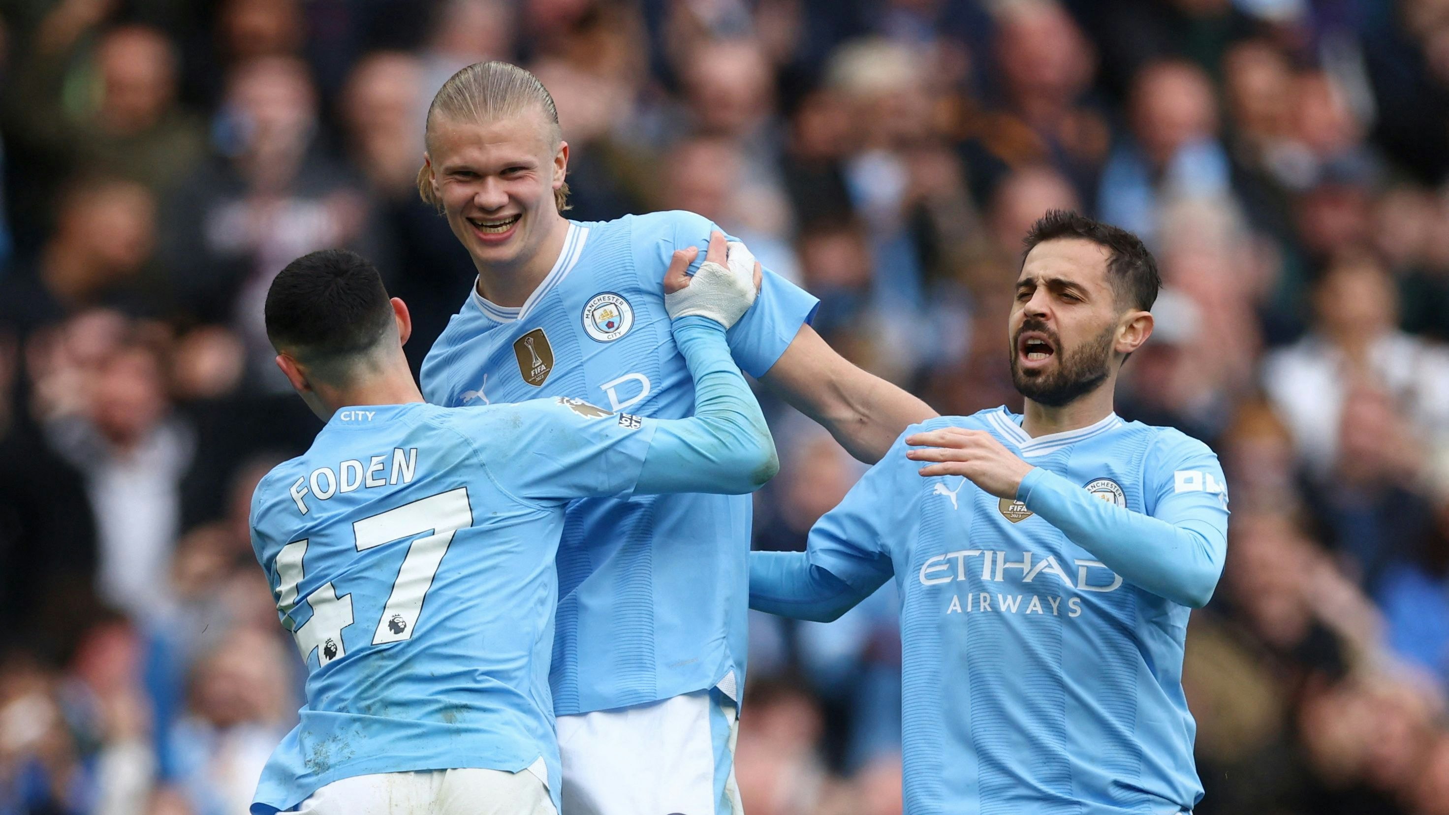 Manchester-City-Starstürmer Erling Haaland. 