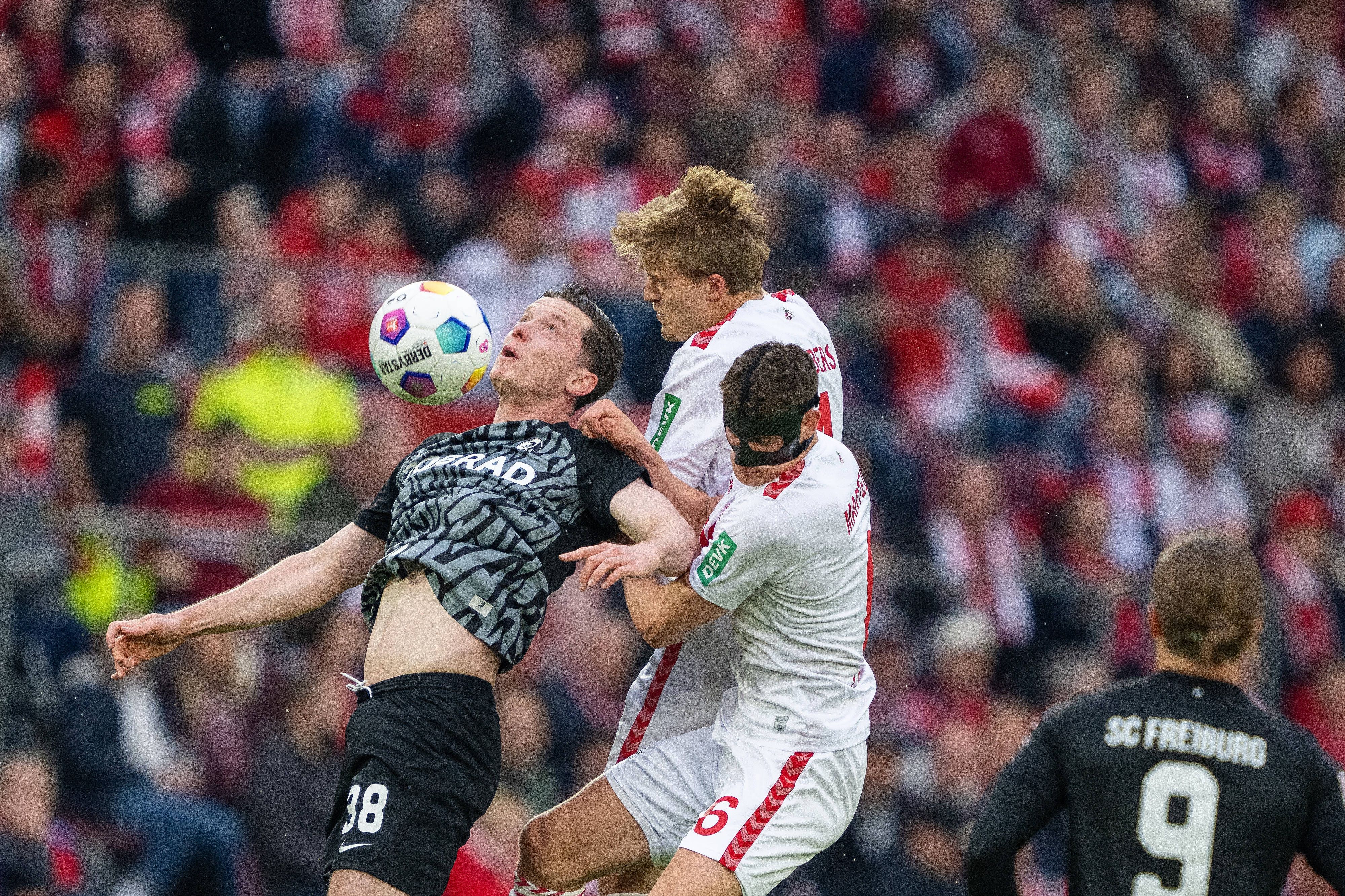 ÖFB-Legionär Michael Gregoritsch im Freiburg-Dress gegen Köln. 