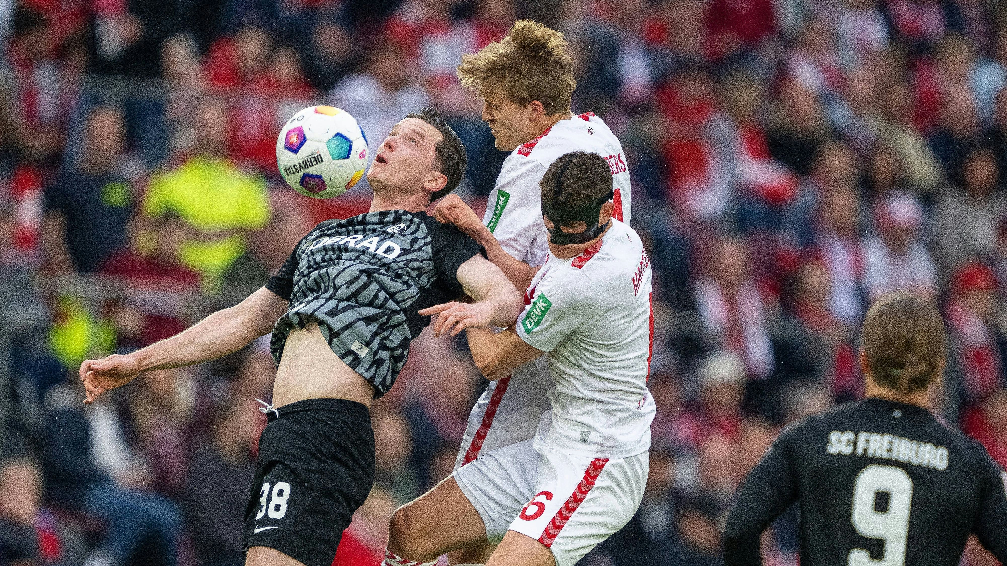 ÖFB-Legionär Michael Gregoritsch im Freiburg-Dress gegen Köln. 