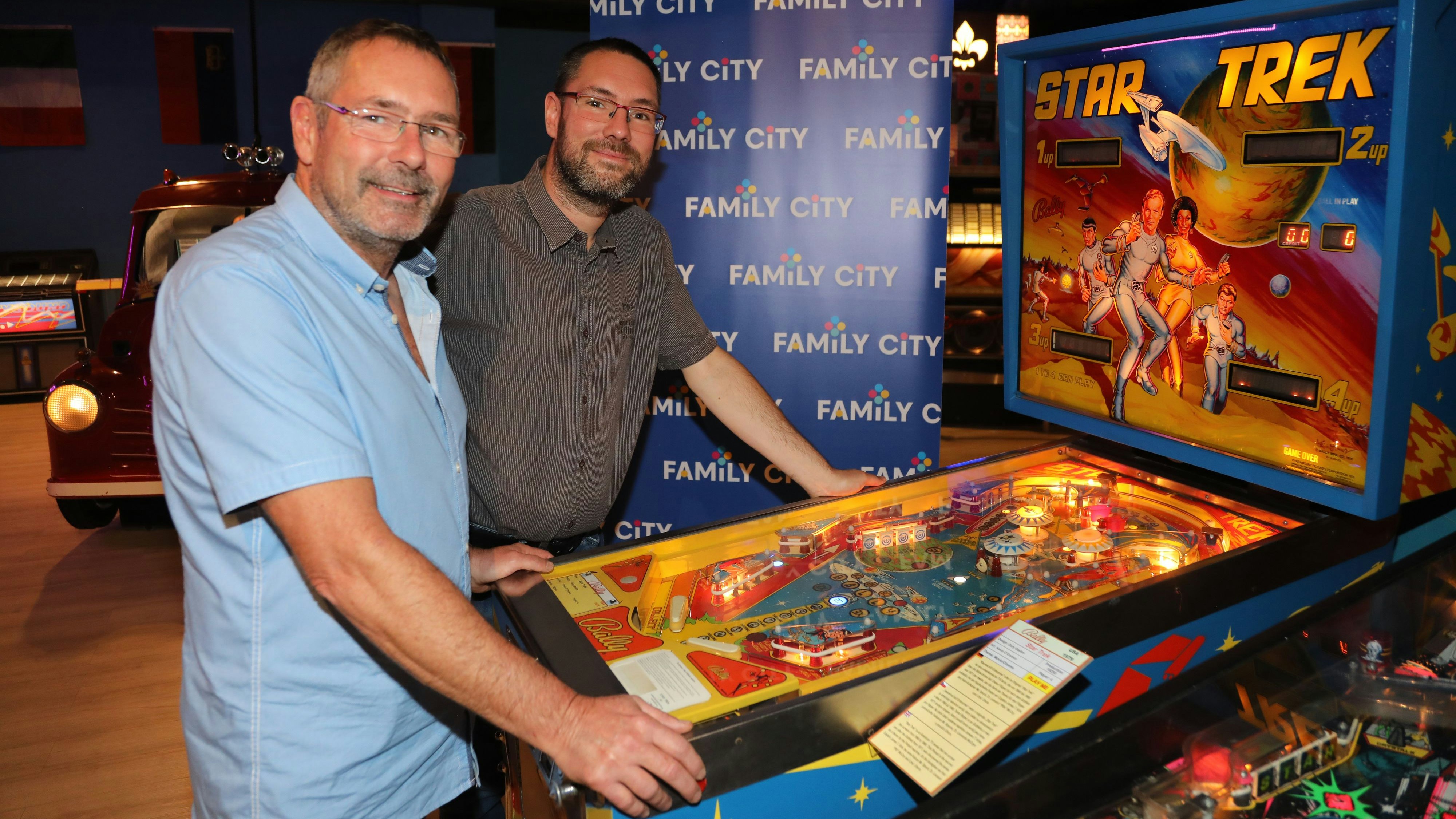Ronnie und Roger Seunig, Eigentümer der Family City (ehemals Excalibur City)