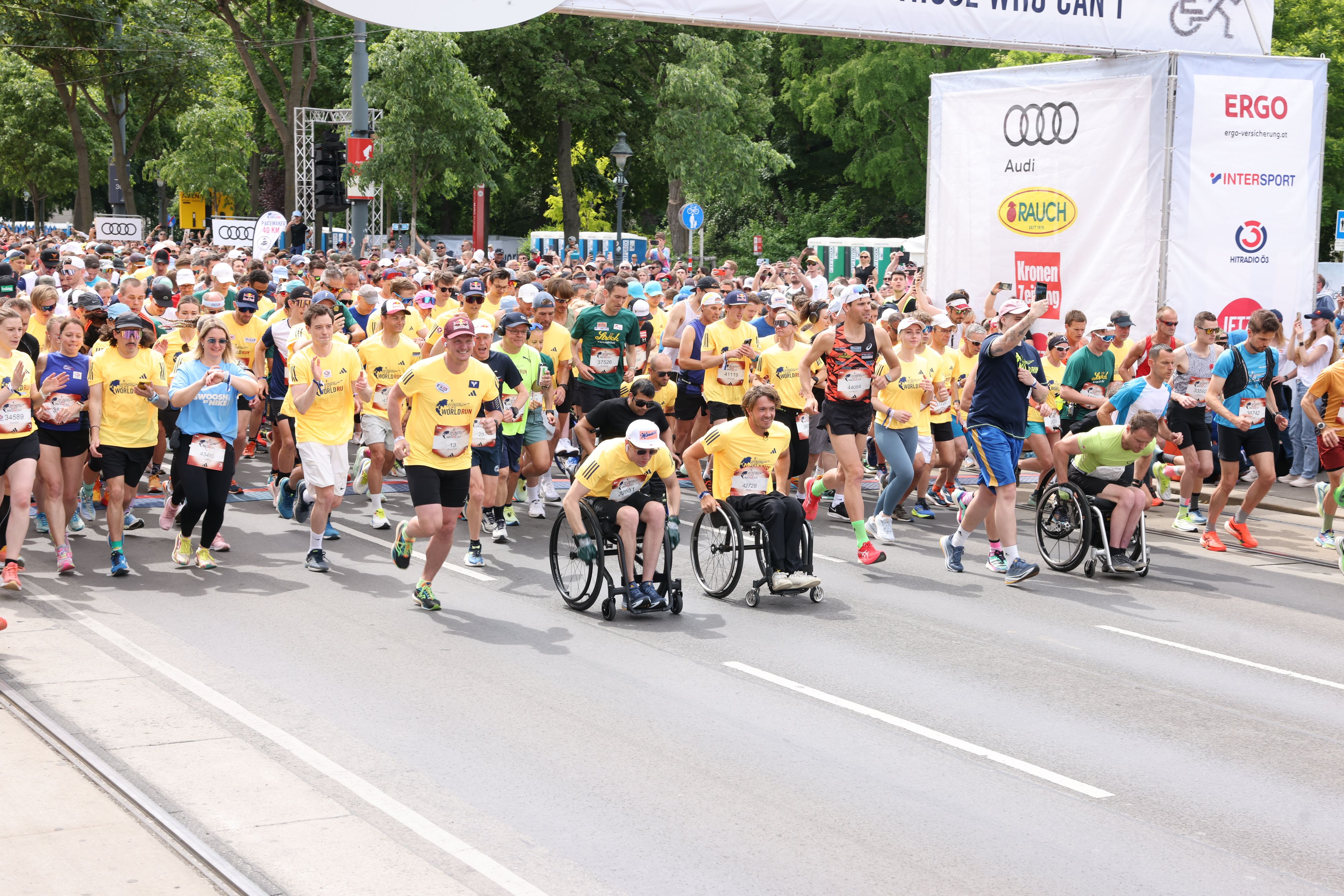 13.500 Menschen laufen am Sonntag für den guten Zweck von Wien nach Tulln.