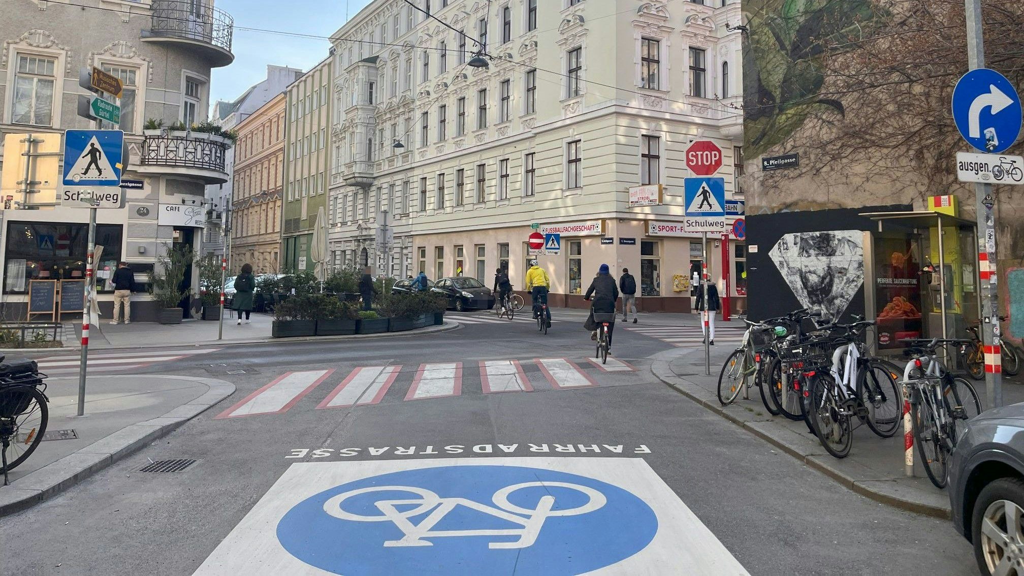 Radler kassiert in Wiener Fahrradstraße kuriose Strafe
