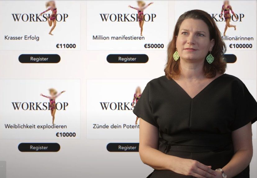 Marija K. fiel auf eine Online-Coachin herein, erzählt in der ATV-Sendung 