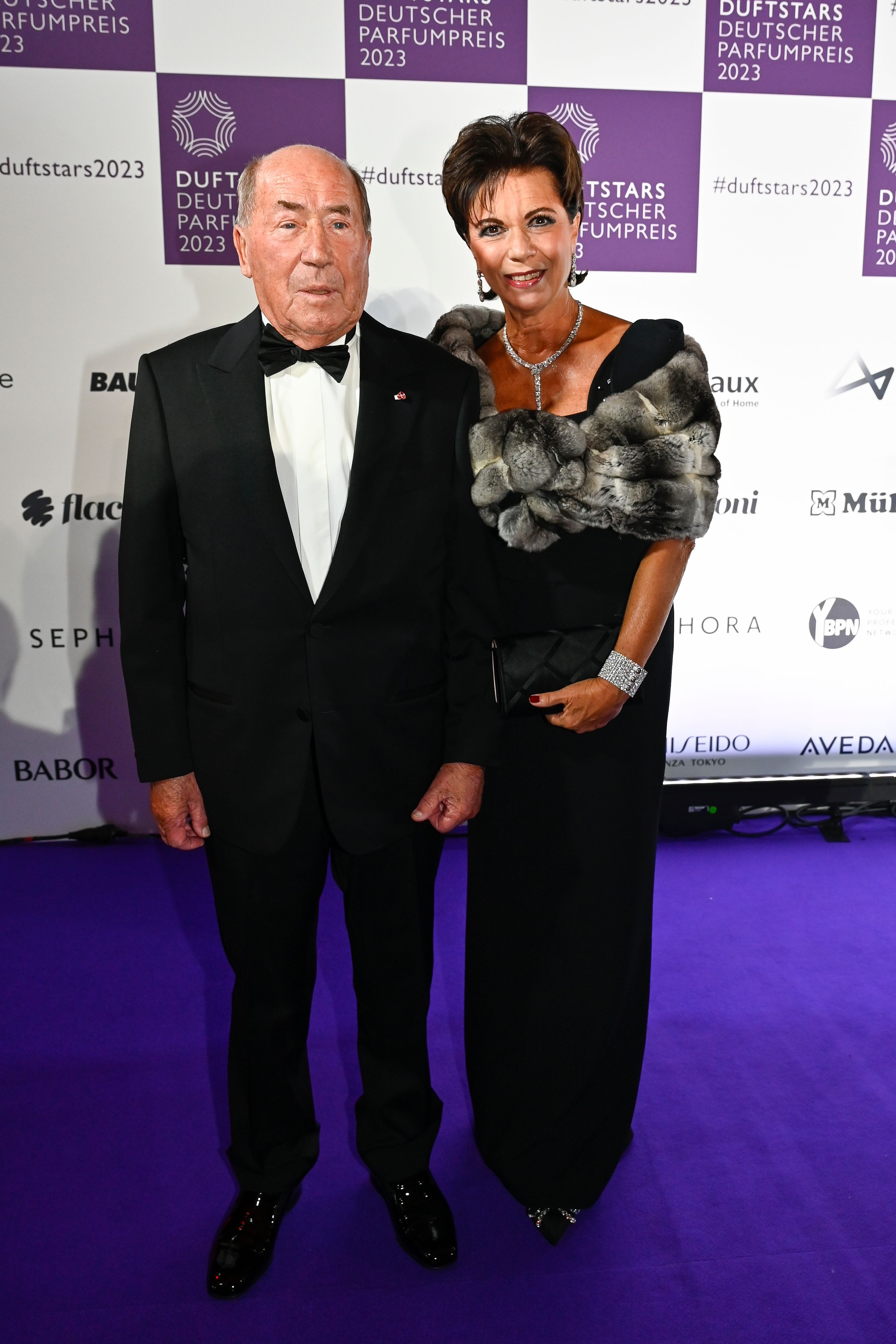 Erwin Müller mit Ehefrau Anita bei der Verleihung der Duftstars in Düsseldorf (2023)