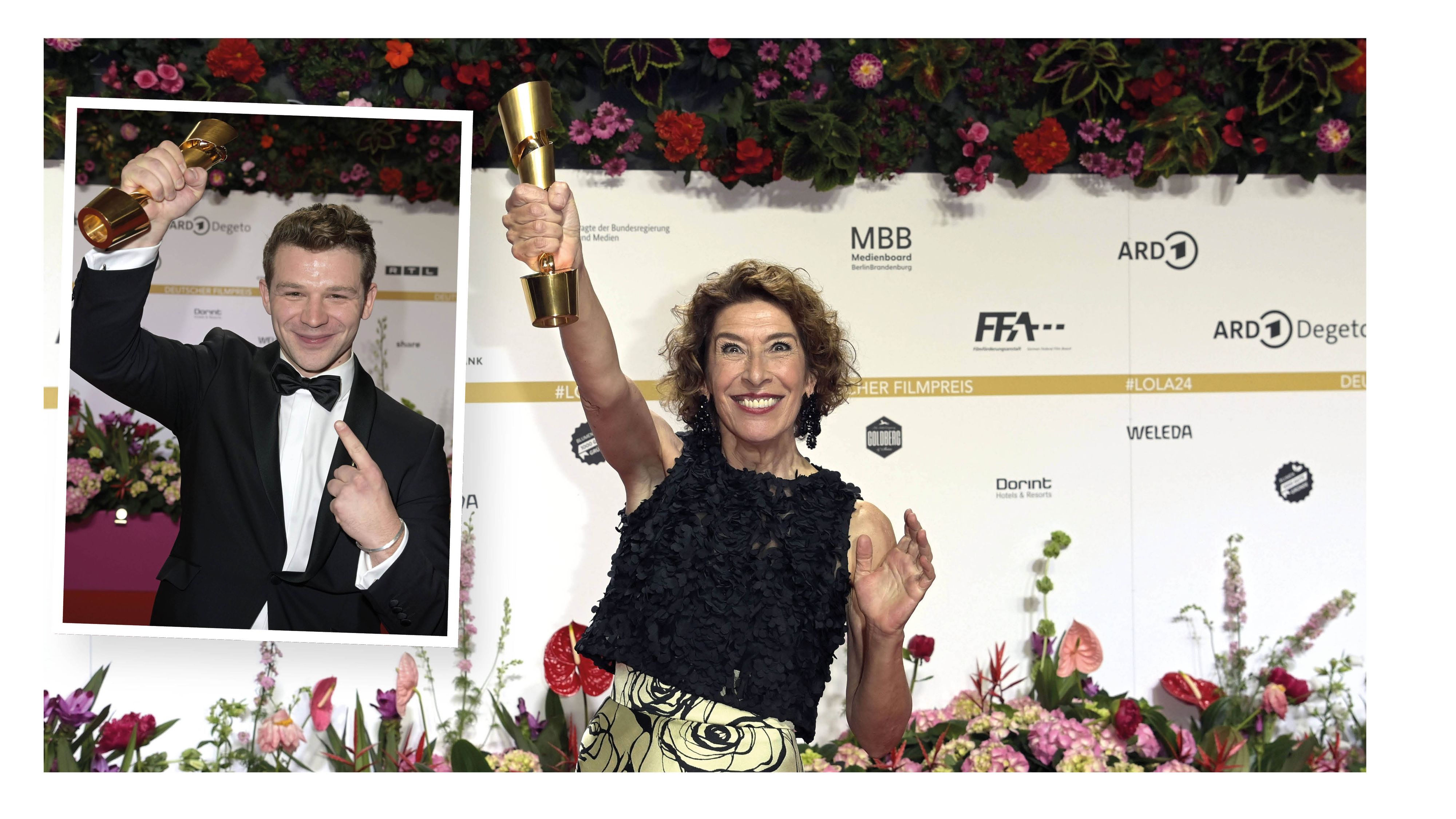 Adele Neuhauser und Simon Morzé bei den 