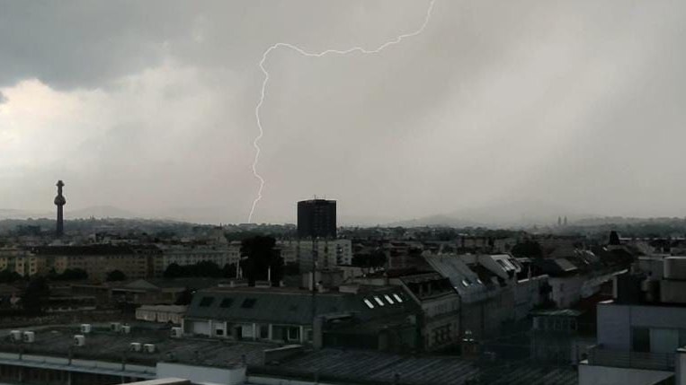 Heute.at - Neue Karte zeigt – Unwetter steuern direkt auf Wien zu