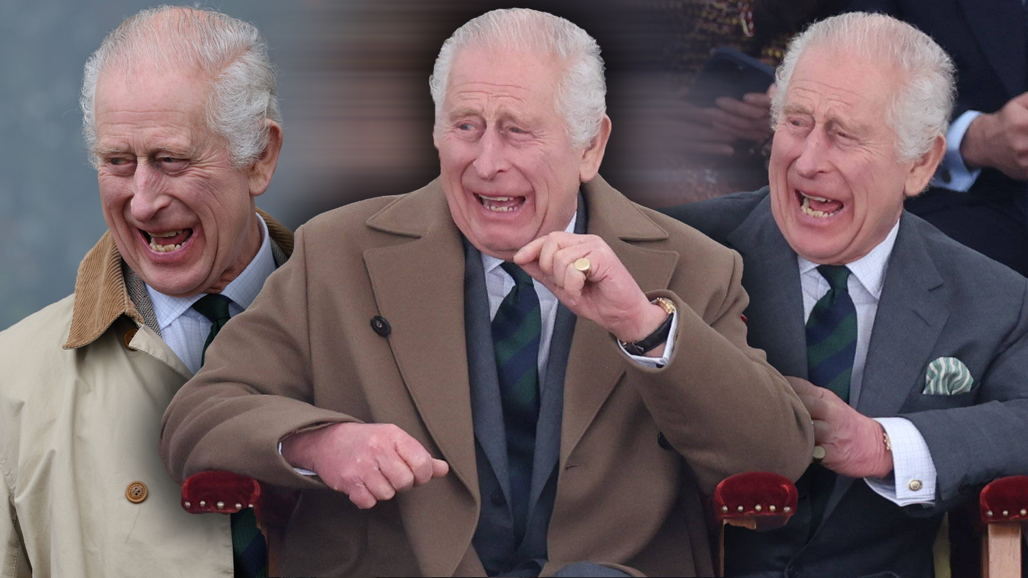 König Charles zeigt sich seit seiner Krebs-Enthüllung laufend in bester Laune.