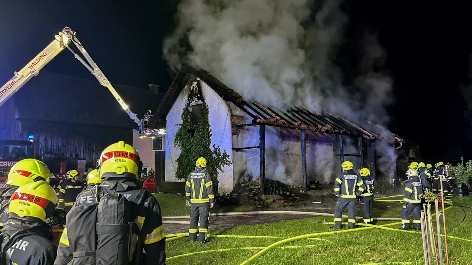 Die Polizei ermittelt in der Region bereits – bei den beiden vorigen Fällen dürfte es sich um Brandstiftung handeln.