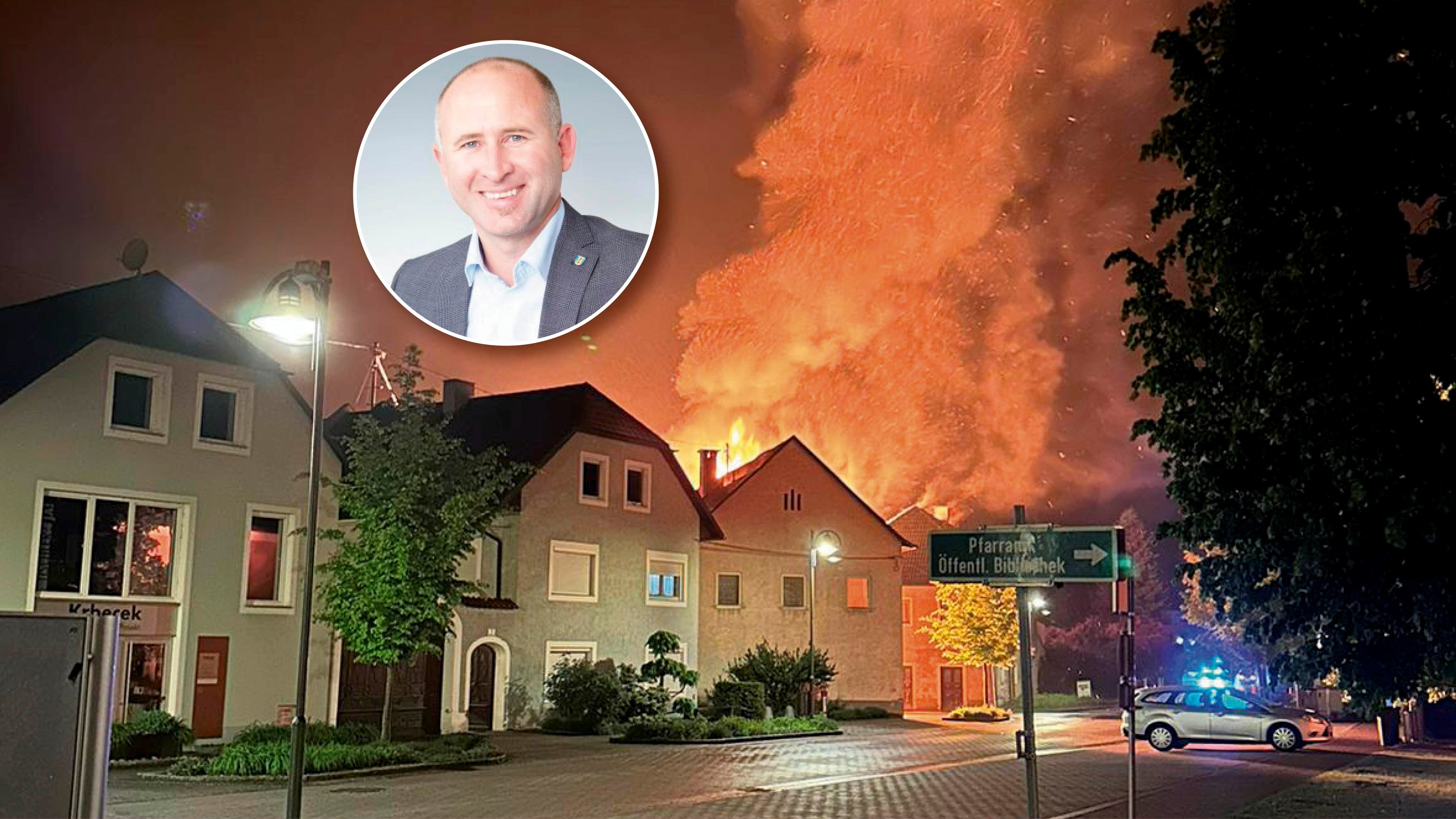 Nach drei Bränden im Mühlviertel breitet sich in Feldkirchen die Angst aus – dort hat kürzlich ein Stadel mitten im Ort gebrannt.