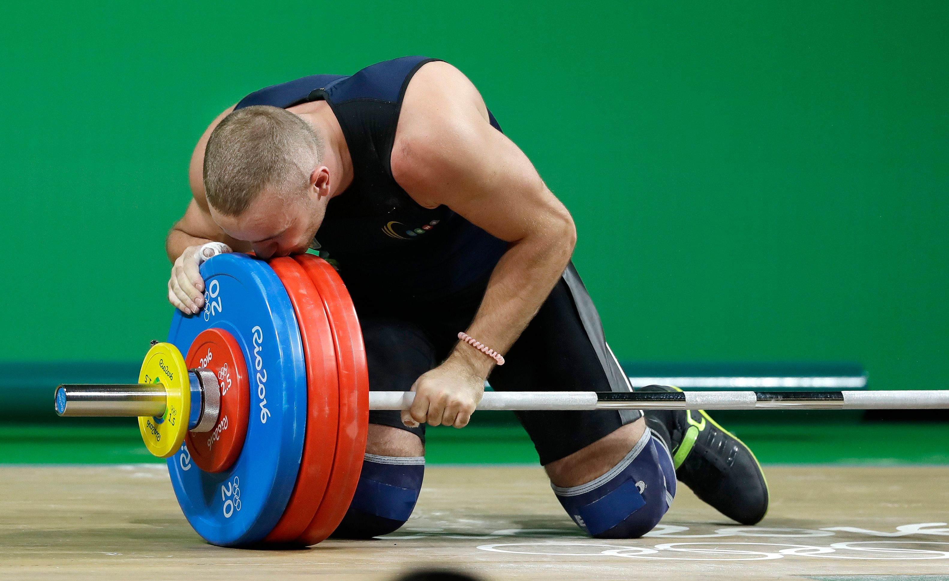 Oleksandr Pielieshenko 2016 bei den Olympischen Spielen in Rio.