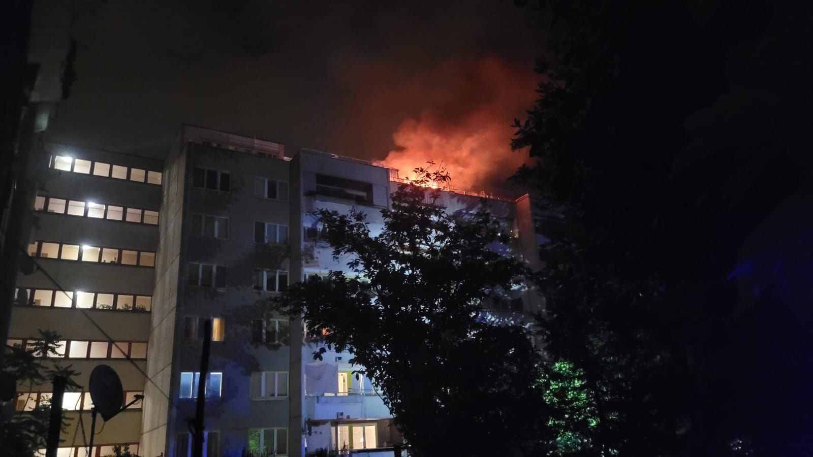 In der Leopoldstadt kam es mitten in der Nacht zu einem Wohnungsbrand,