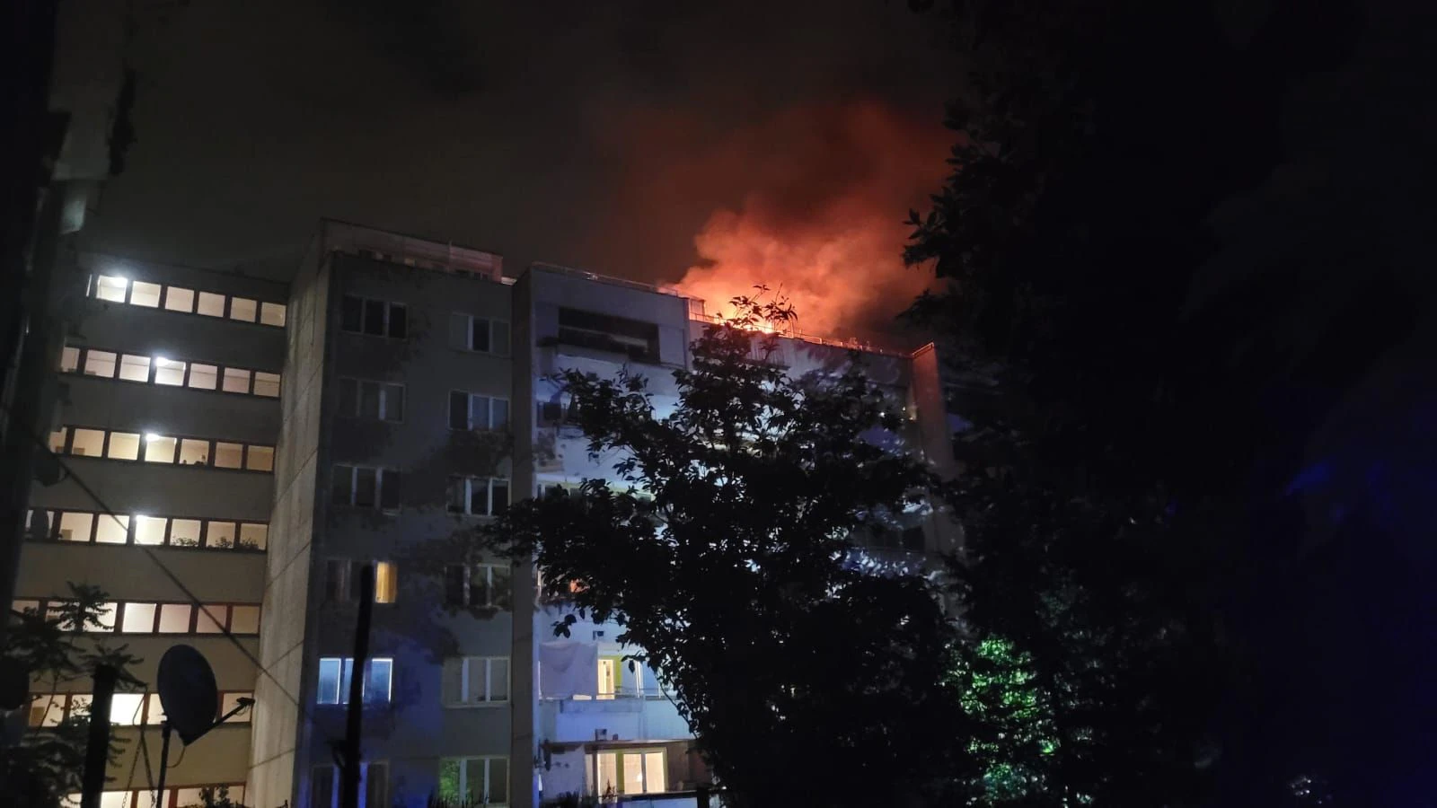 In der Leopoldstadt kam es mitten in der Nacht zu einem Wohnungsbrand,