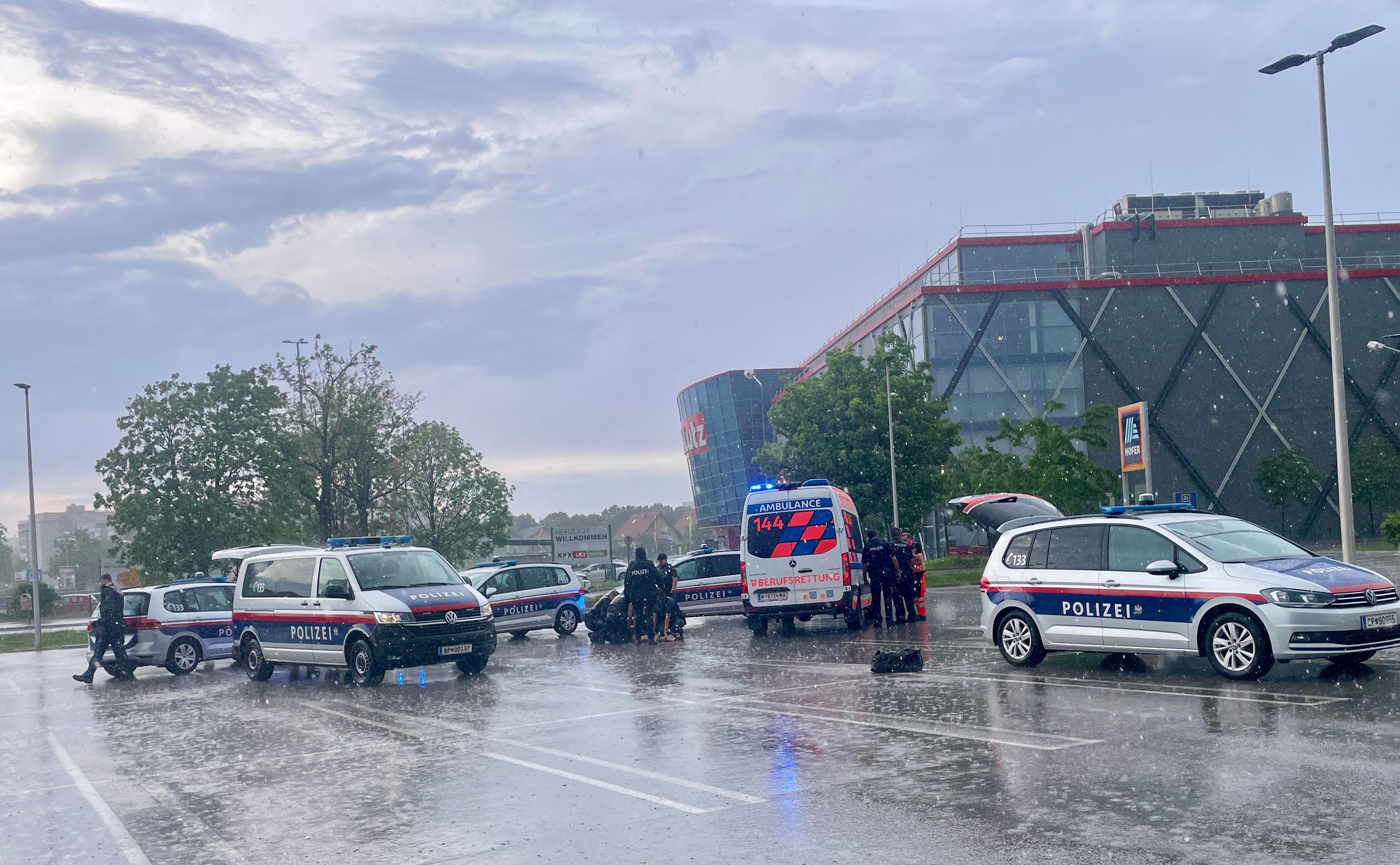 Polizeieinsatz in der Donaustadt (Symbolfoto).