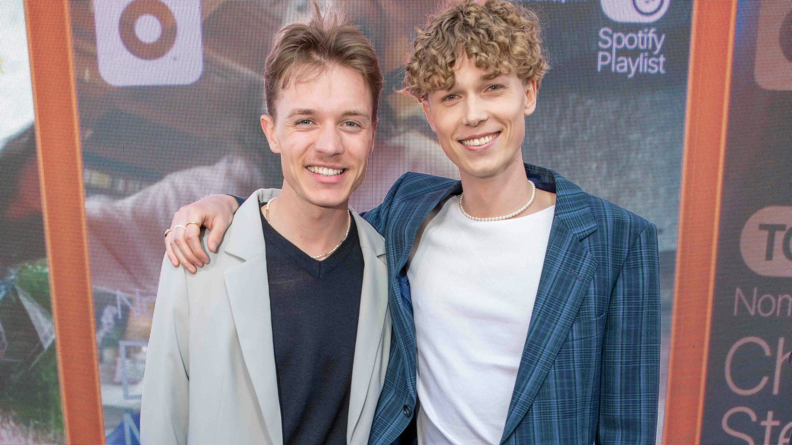 Kollegen und Newcomer Flo Fin und Jacob Elias