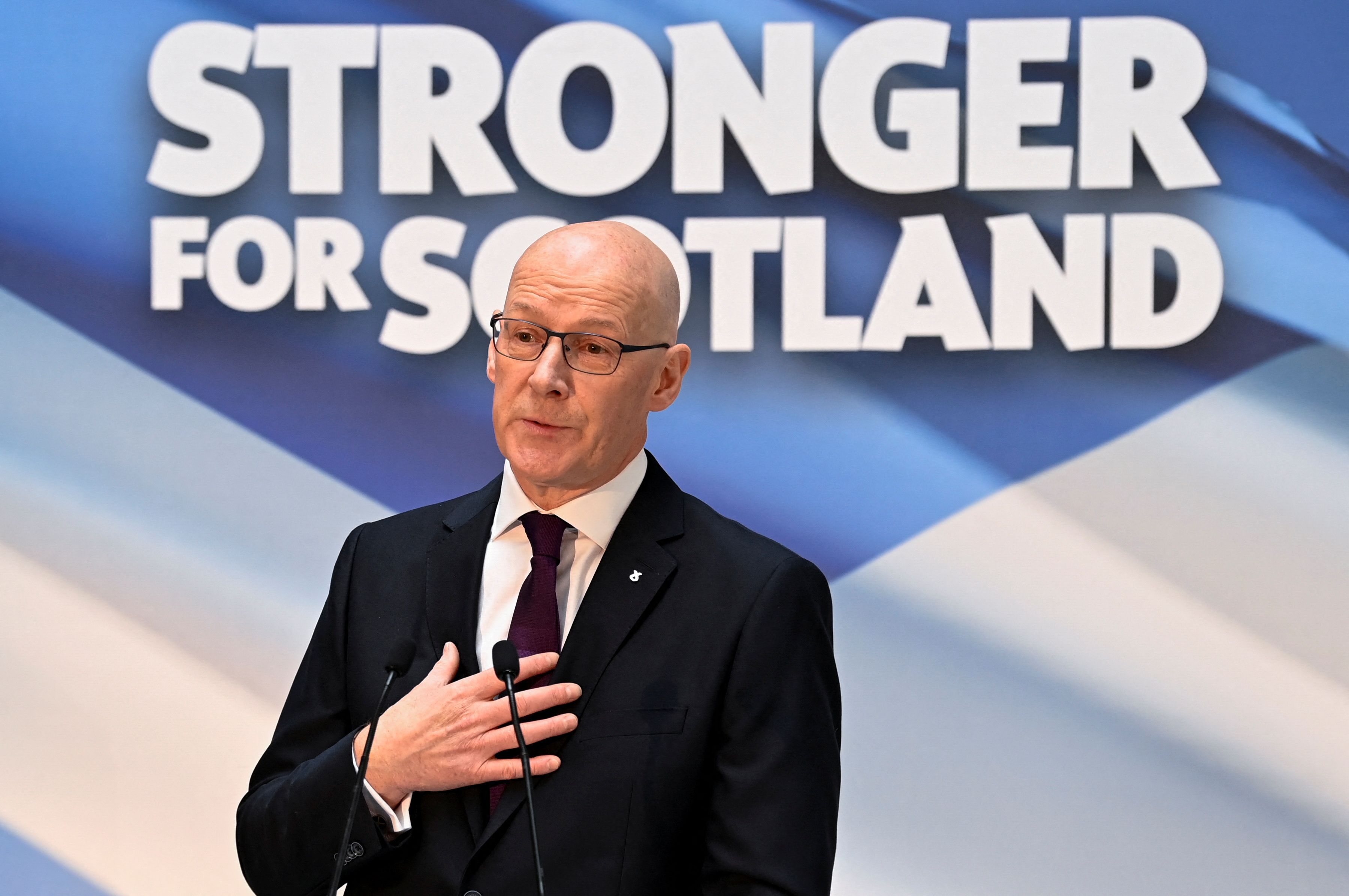 John Swinney ist am Donnerstag zum neuen schottischen Regierungschef gewählt worden.
