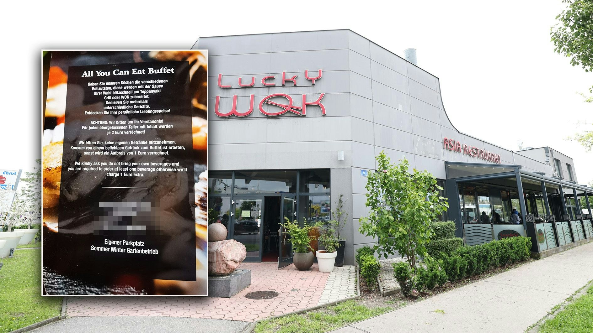 Ein China-Restaurant in Wien überrascht mit besonderen Regeln. Wer etwas übrig lässt, musst Strafe zahlen.