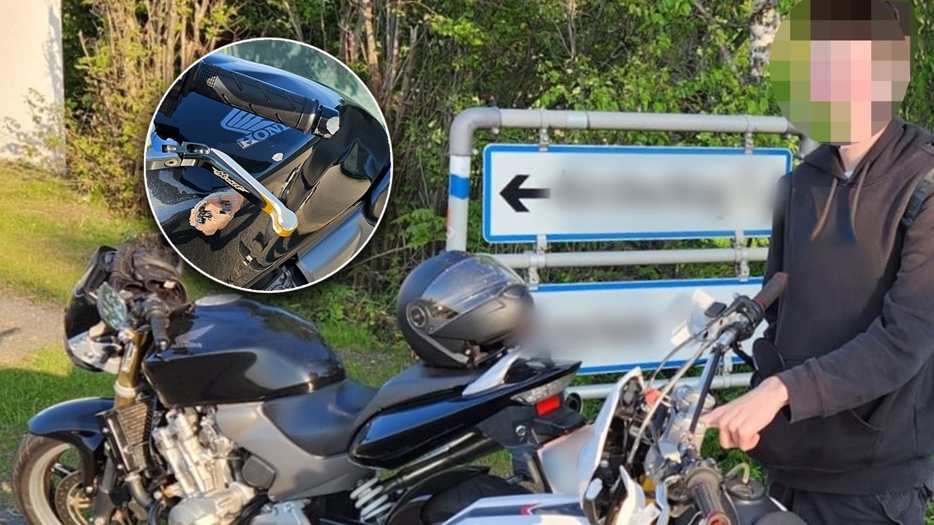 Der 20-Jährige zog sich mehrere Schürfwunden zu, von dem Tesla-Fahrer fehlt nach wie vor jede Spur.