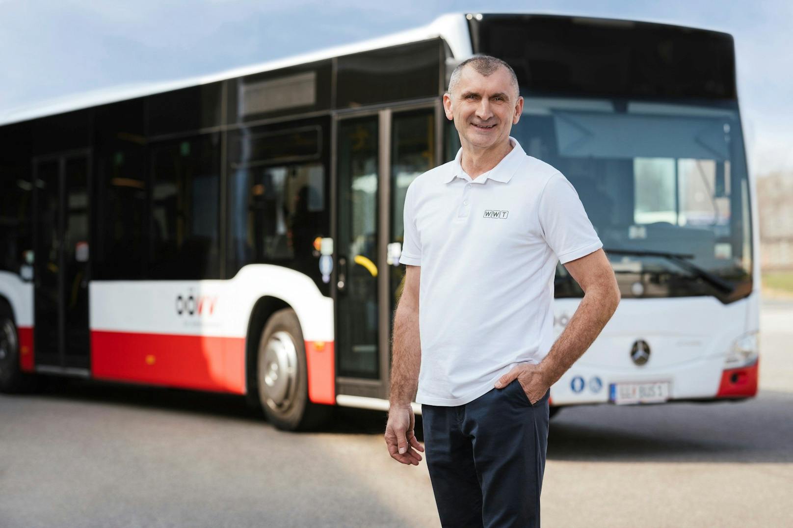 Veseljko: "Auch nach 30 Jahren macht mir Busfahren immer noch Freude."