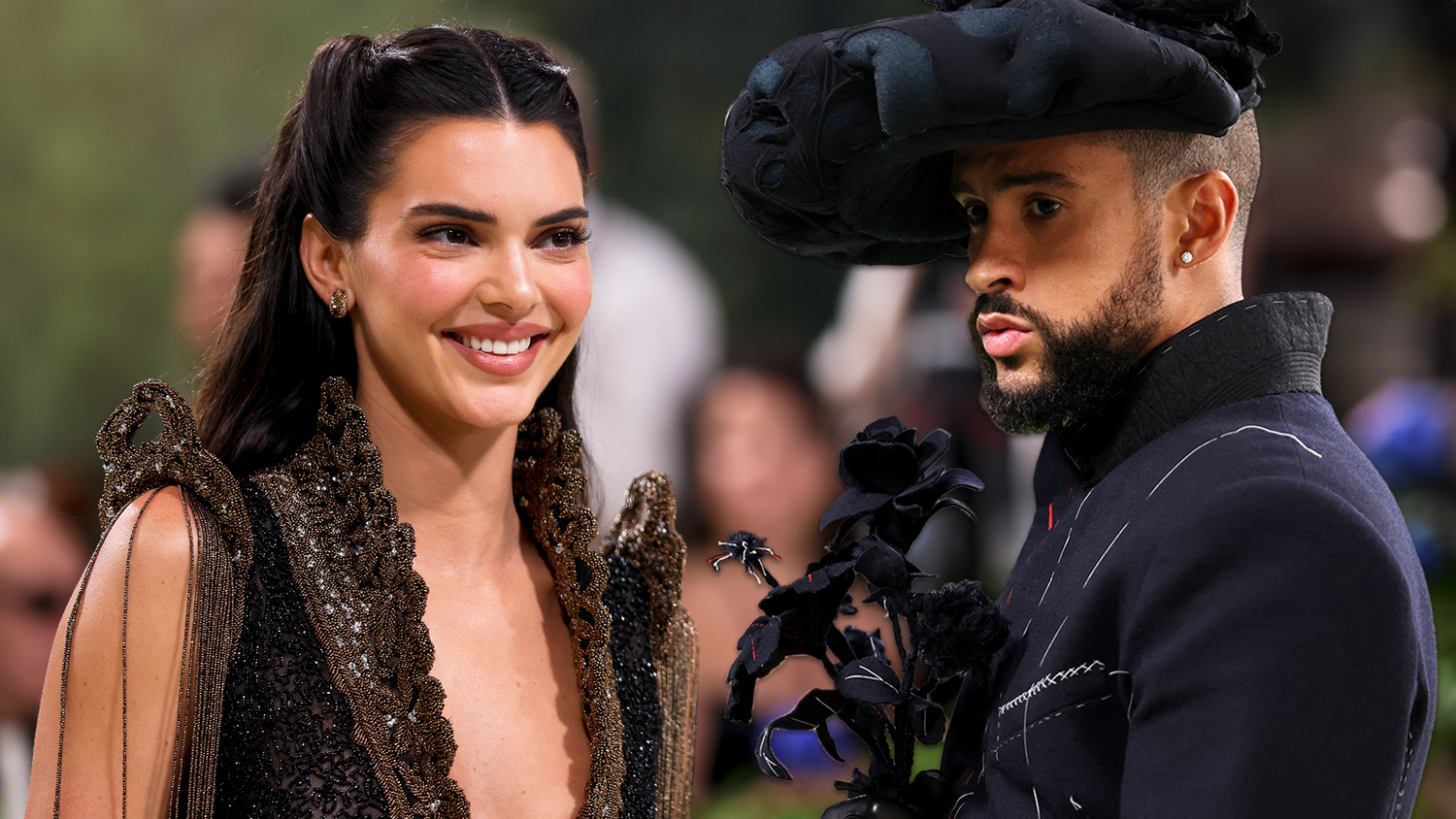 Kendall Jenner und Bad Bunny sollen auch schon auf der Met-Afterparty zusammen Zeit verbracht haben.