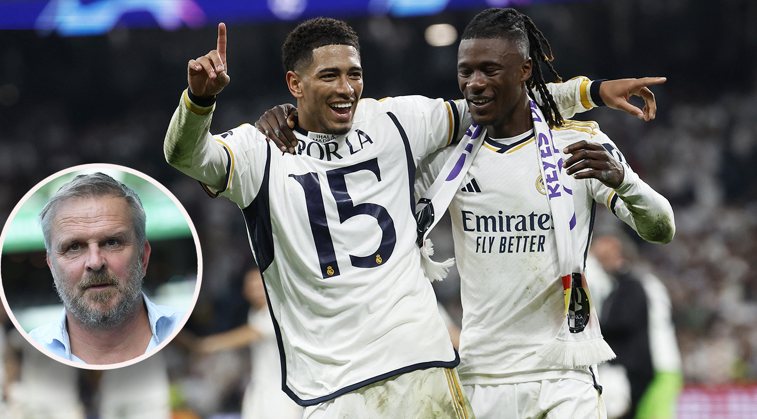 Real Madrid hatte Final-T-Shirts vorbereitet, das brachte "Sky"-Mann Didi Hamann auf die Palme. 