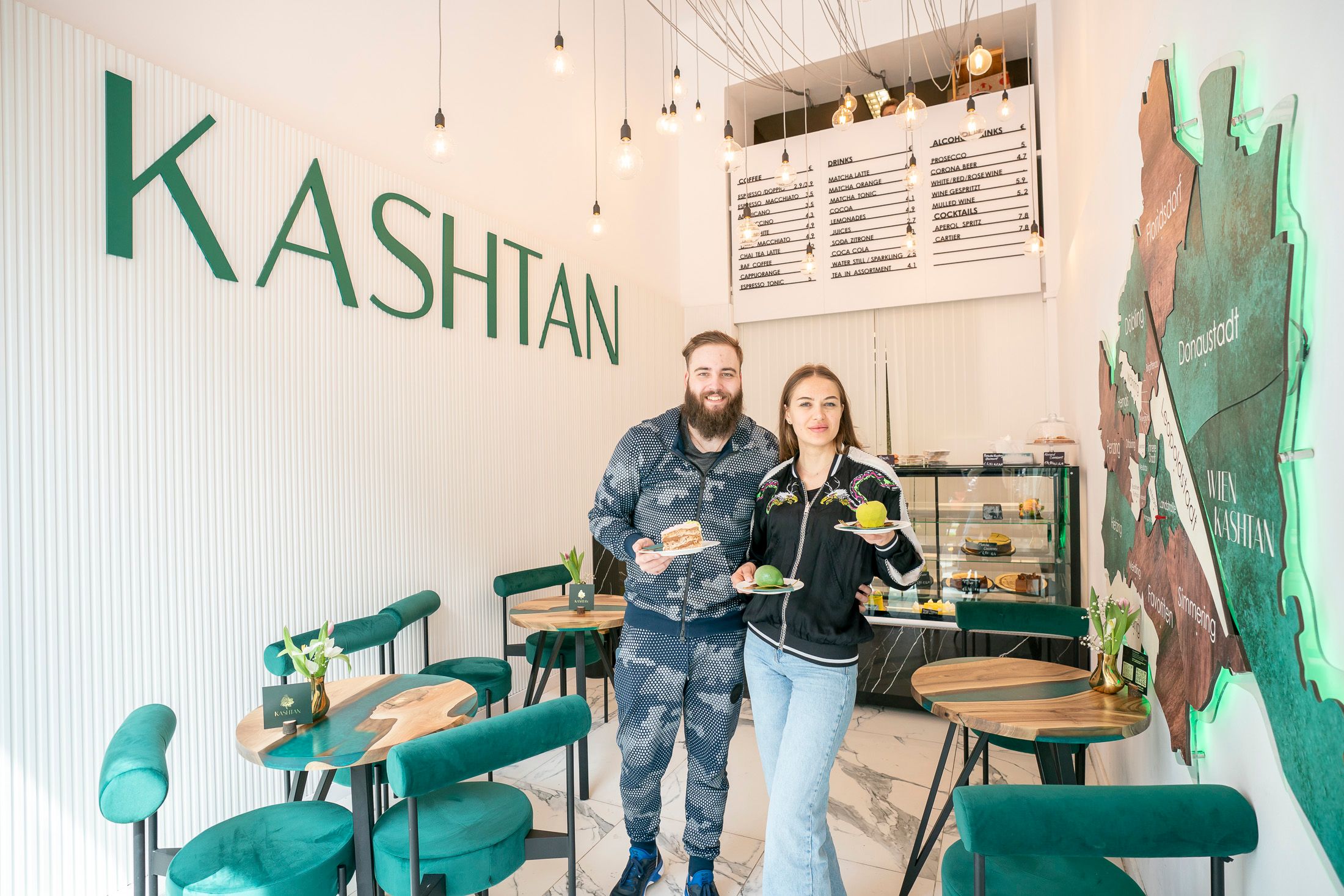 Kashtanbetreiber Alexey (24) und Tetiana (32)