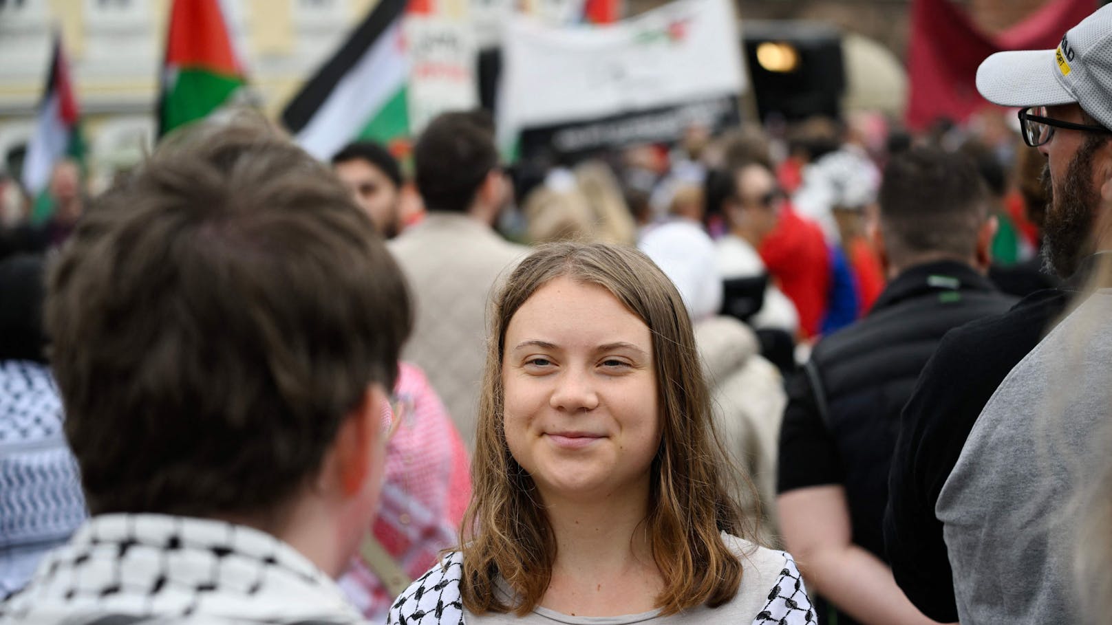 Greta Thunberg demonstriert gegen Israels ESC-Teilnahme