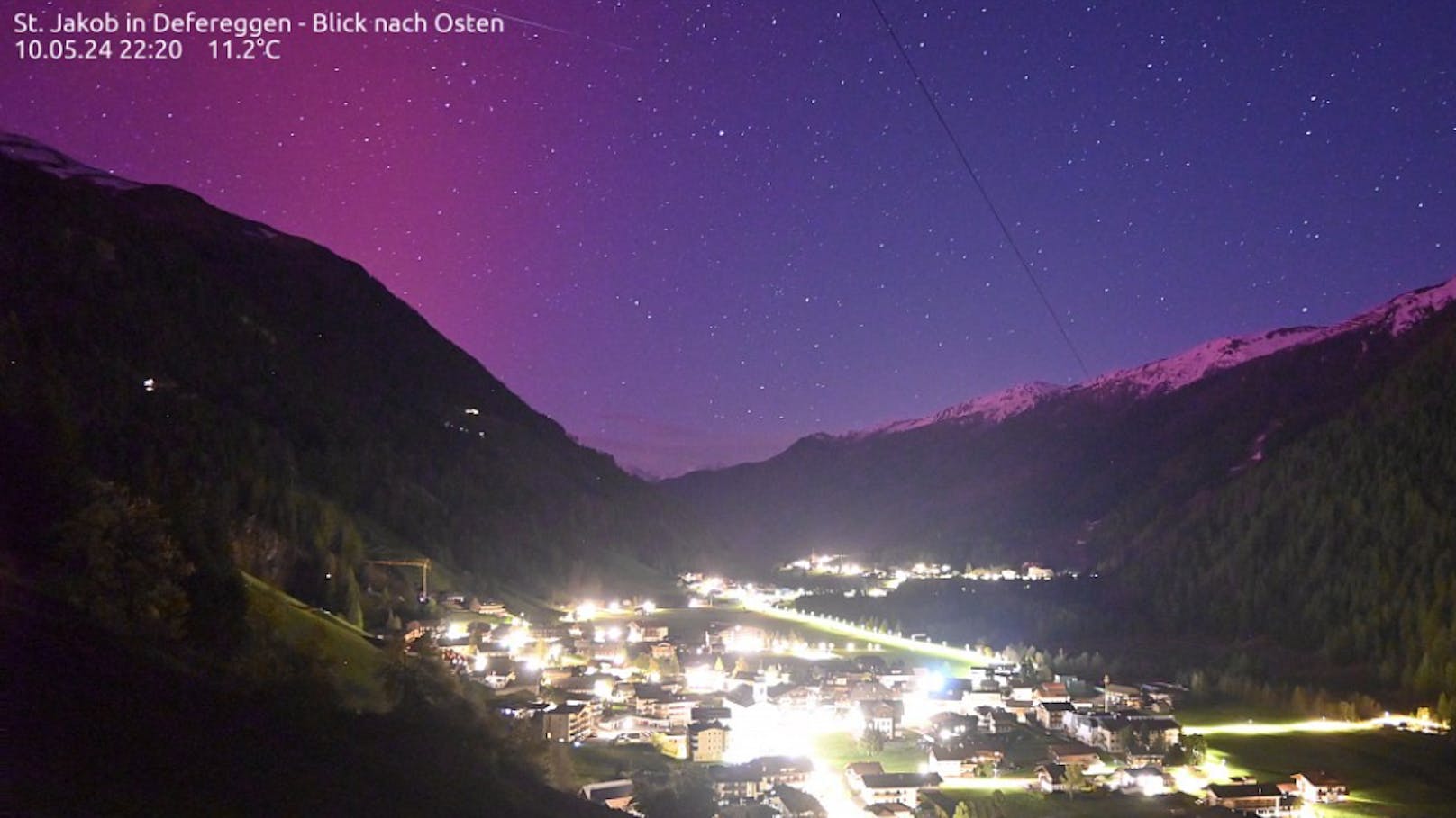 Über Österreich sind Freitagabend Polarlichter zu sehen.