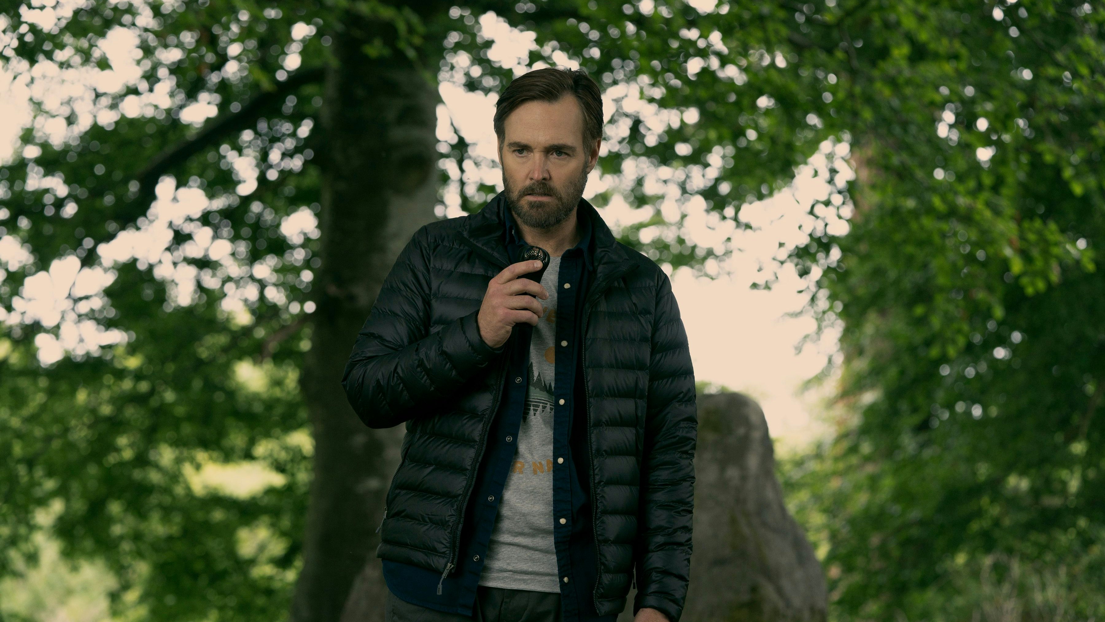 Sammeltz Lokalkolorit für seinen Podcast: Will Forte als Gilbert Power