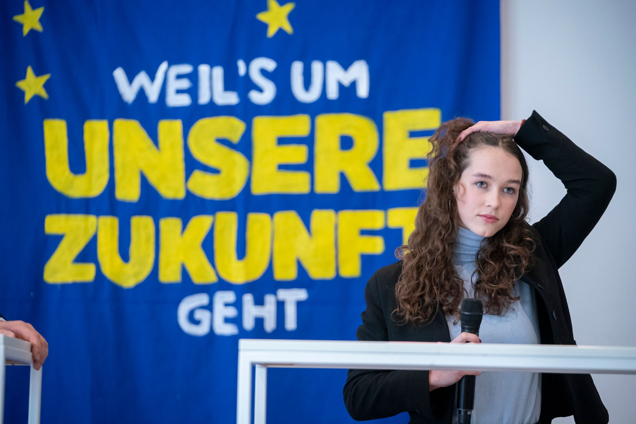 Gibt ein haarsträubendes Bild ab: Grünen-Spitzenkandidatin Lena Schilling