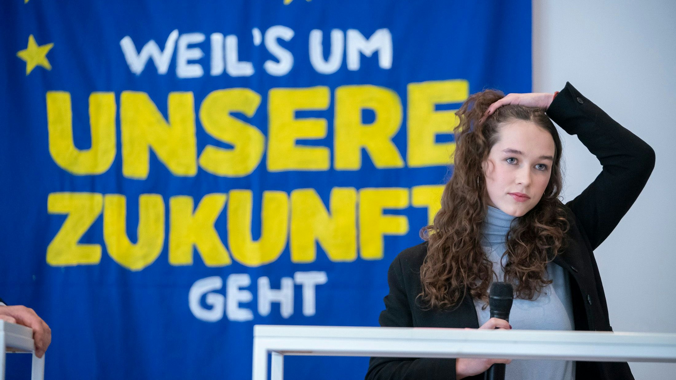 Gibt ein haarsträubendes Bild ab: Grünen-Spitzenkandidatin Lena Schilling