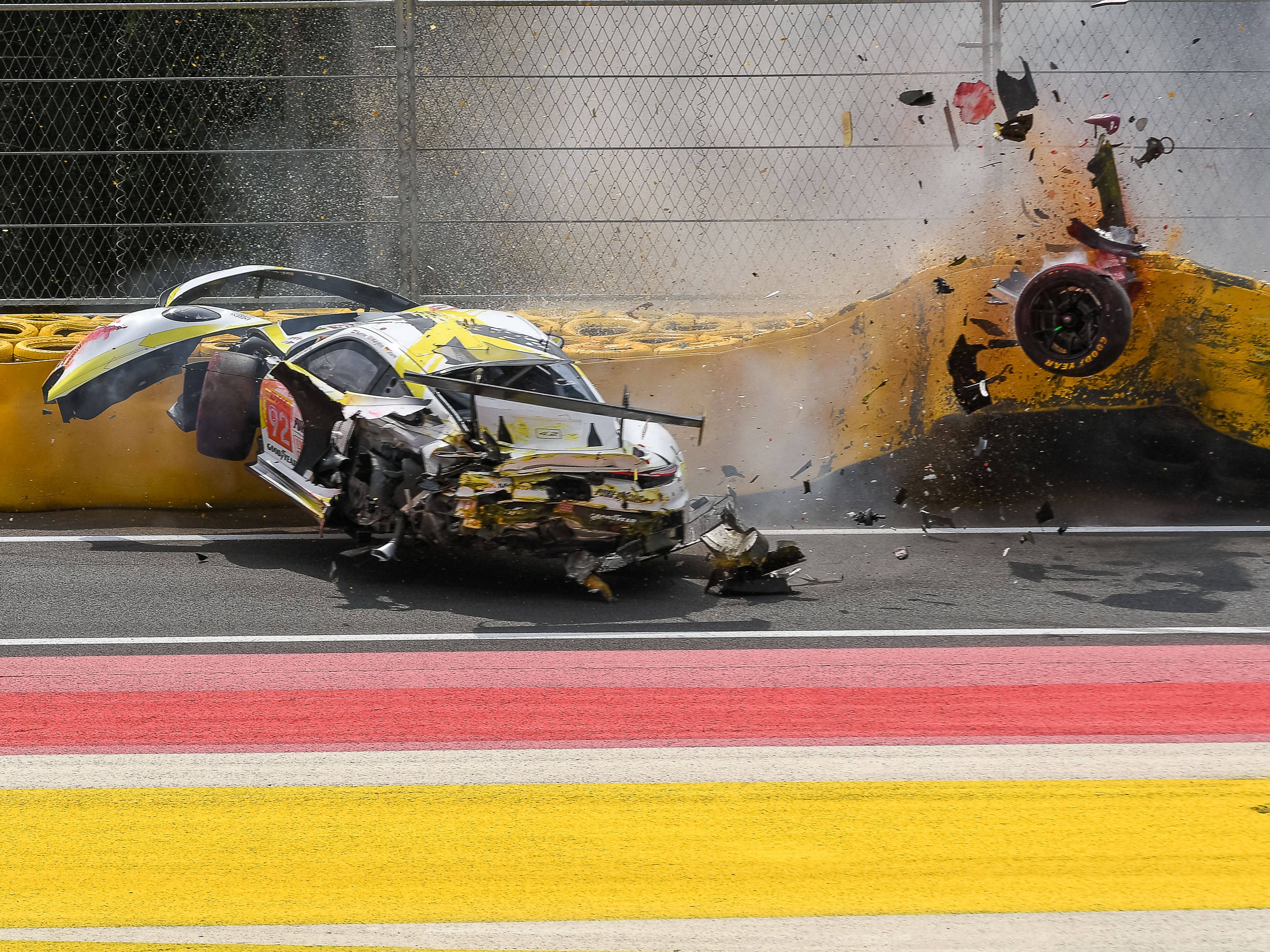 Wilder Crash in Spa