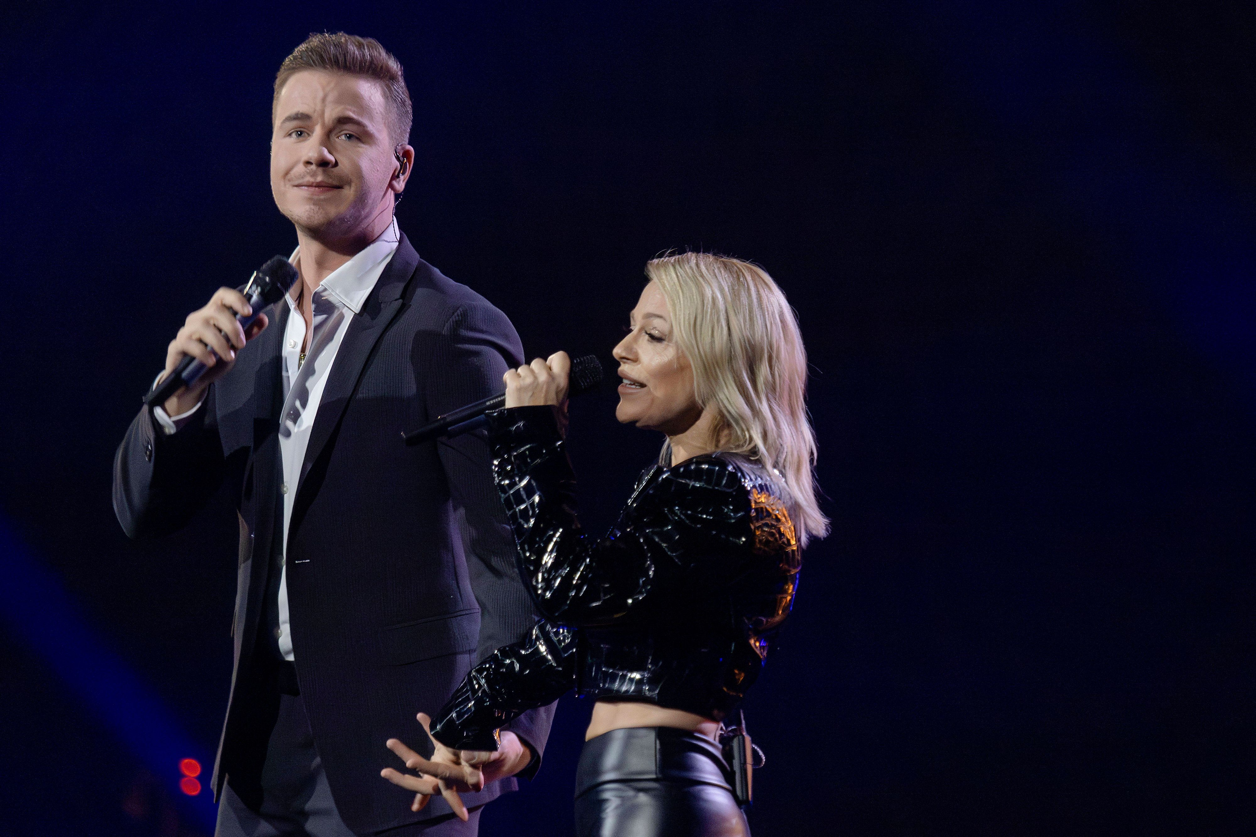 Michelle und Eric treten auch oft gemeinsam auf, wie hier bei der TV-Show 