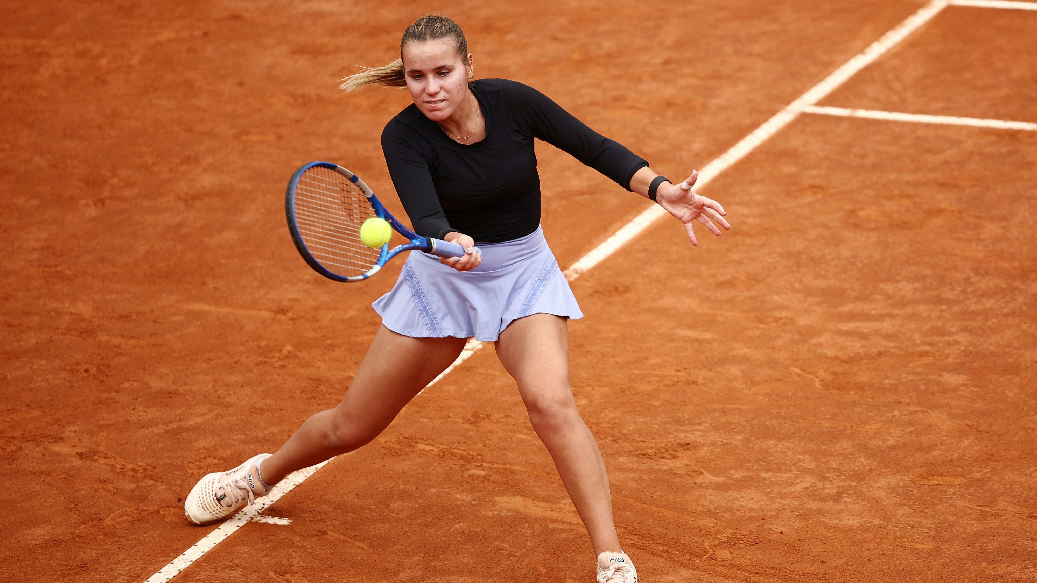 Sofia Kenin verlor beim Masters in Rom die Nerven. 